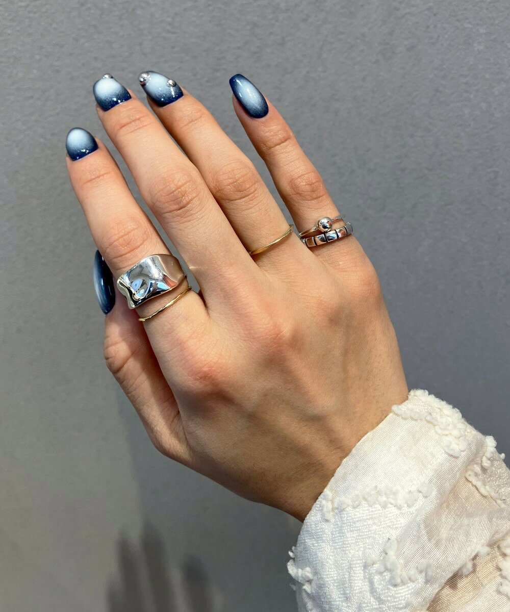 Jouete | K10YG レイヤー クラフト リング | Rakuten Fashion(楽天