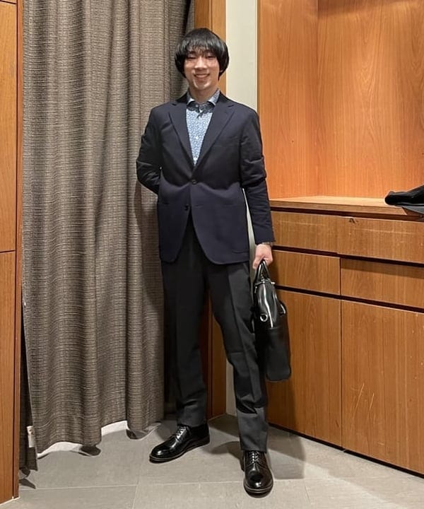BEAMS HEARTのメンズ ジャケット 春夏 COOLMAX(R) 鹿の子 ストレッチ素材 3つボタン | 軽量 ビジカジ きれいめ (S~XXL)を使ったコーディネートを紹介します。｜Rakuten Fashion(楽天ファッション／旧楽天ブランドアベニュー)5561257