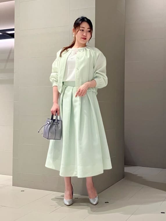 ANAYI | ハードオーガンジーノーカラーブルゾン | Rakuten Fashion
