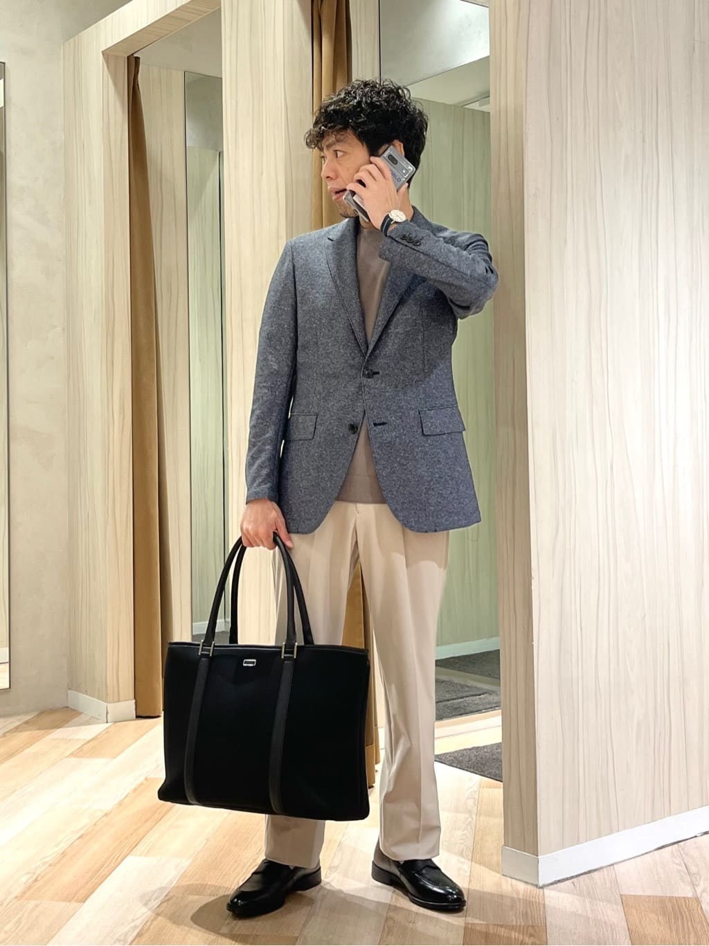 TAKEO KIKUCHIの【抗菌防臭】尾州 リネンブレンド ハニカムメッシュ ジャケットを使ったコーディネートを紹介します。｜Rakuten Fashion(楽天ファッション／旧楽天ブランドアベニュー)5564491