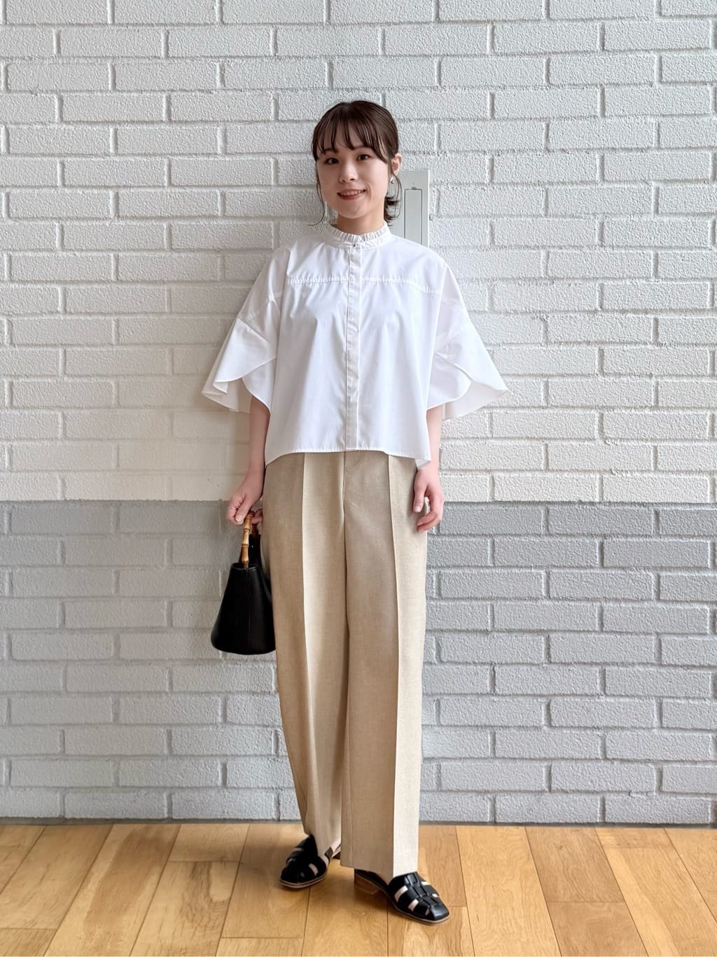 UNITED ARROWS green label relaxingのフレアスリーブ