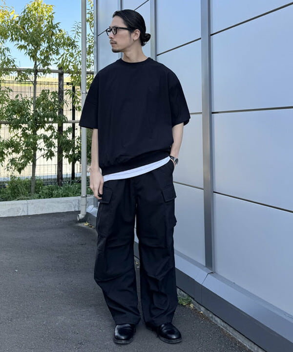 BEAMS HEARTのクイックドライ バルーン カーゴパンツ(吸水速乾)を使ったコーディネートを紹介します。｜Rakuten Fashion(楽天ファッション／旧楽天ブランドアベニュー)5570621