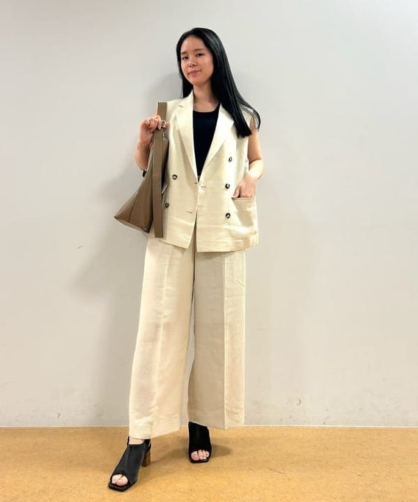 BEAMS HEARTのバスケット織り テーラーベストを使ったコーディネートを紹介します。｜Rakuten Fashion(楽天ファッション／旧楽天ブランドアベニュー)5570646