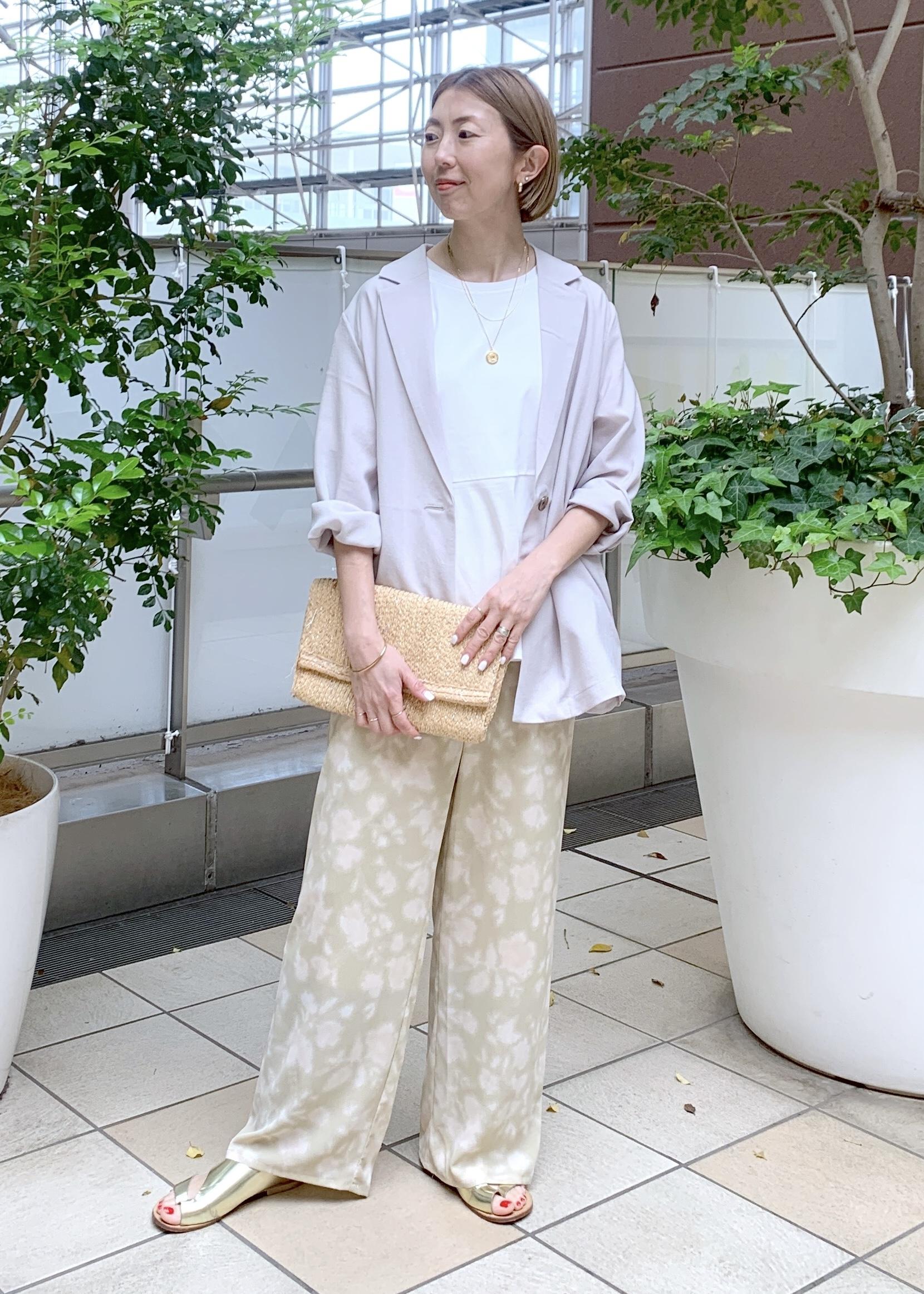 ROPE' PICNICの【接触冷感・吸水速乾・防シワ】エフォートレスリラックスジャケット/通勤・セットアップ対応を使ったコーディネートを紹介します。｜Rakuten Fashion(楽天ファッション／旧楽天ブランドアベニュー)5578550