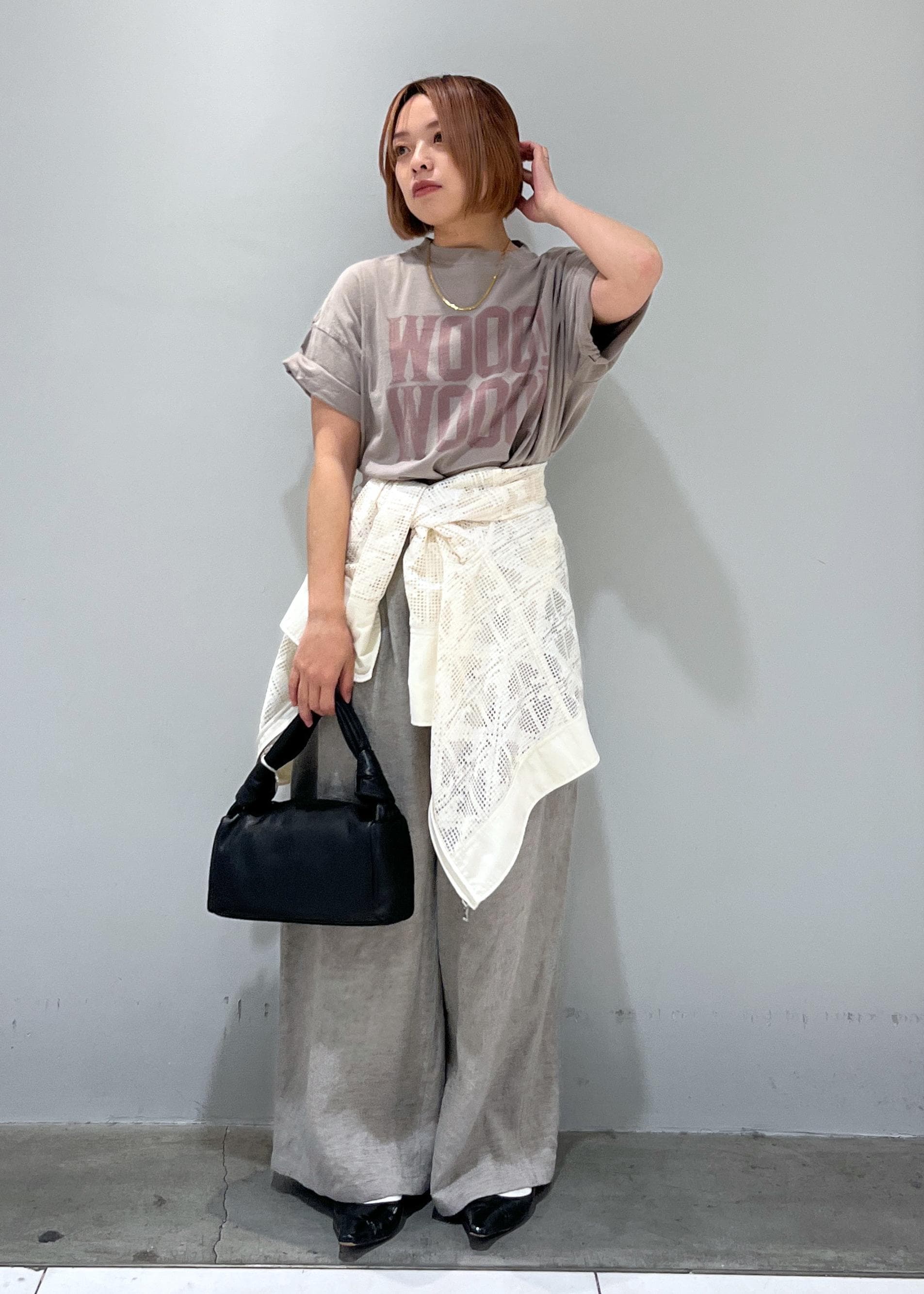 ADAM ET ROPE' | エンブロイダリーメッシュシャツ | Rakuten Fashion