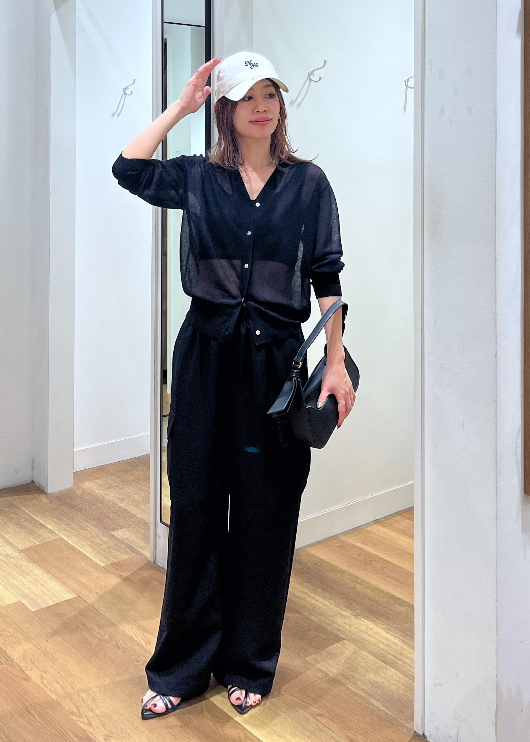 ROPE' PICNICのLEVITAシアーニットカーディガンを使ったコーディネートを紹介します。｜Rakuten Fashion(楽天ファッション／旧楽天ブランドアベニュー)5603201