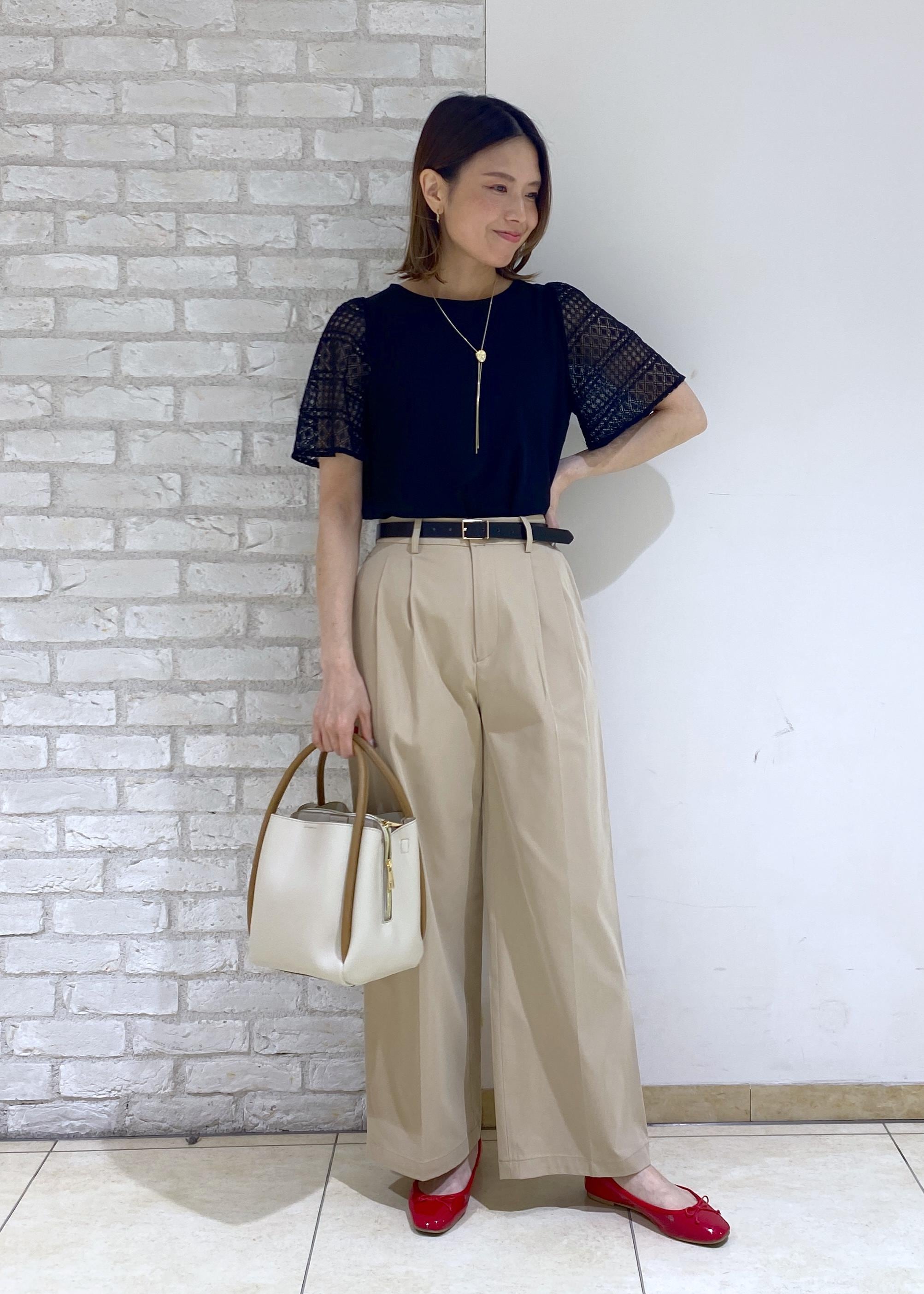 ROPE' PICNICの【UVカット・接触冷感】Cutee レースドッキングフレアスリーブトップス/リンクコーデを使ったコーディネートを紹介します。｜Rakuten Fashion(楽天ファッション／旧楽天ブランドアベニュー)5603781