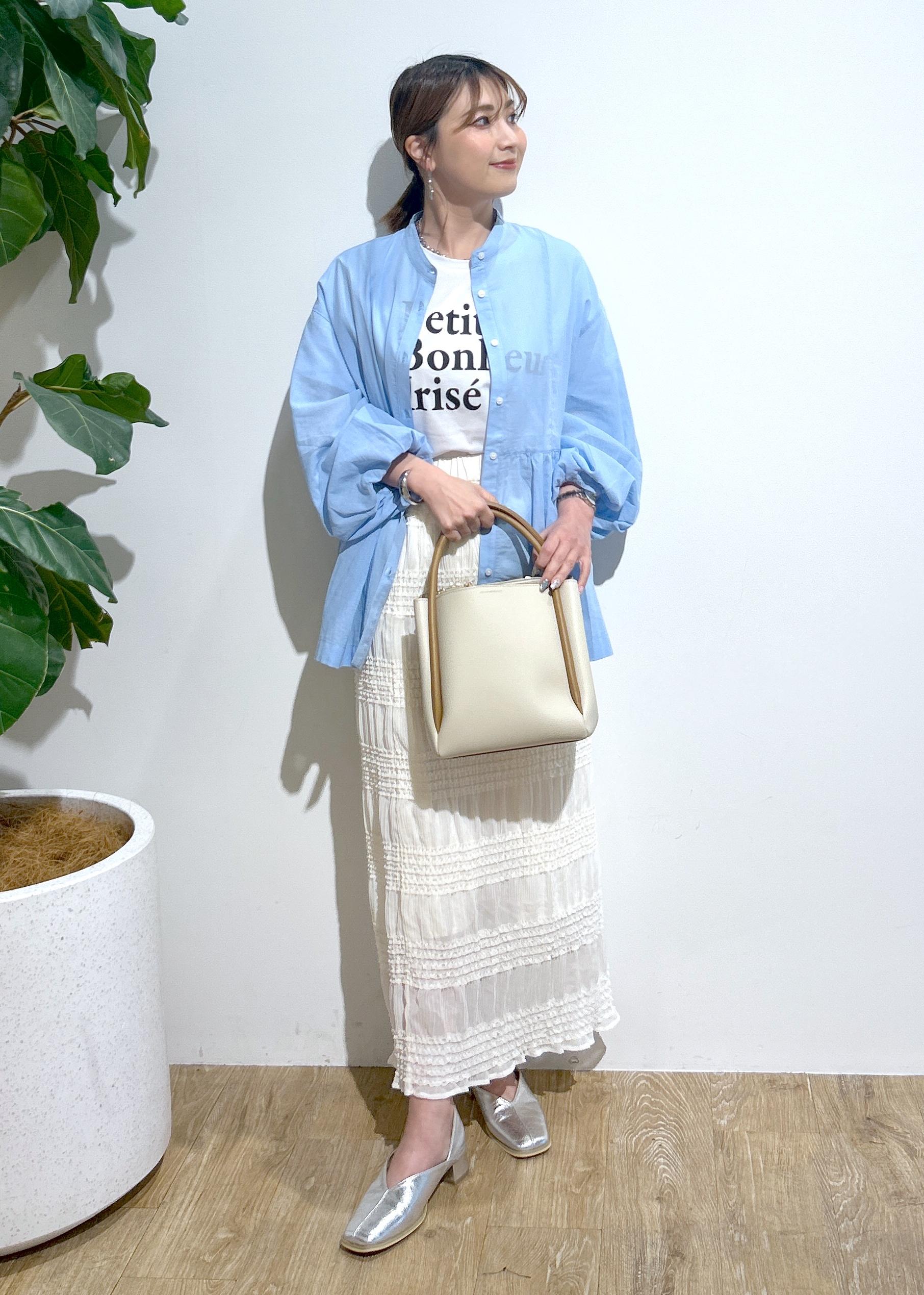 ROPE' PICNICの【接触冷感・通気性】お着軽シャツシリーズ/綿ボイルペプラムシャツを使ったコーディネートを紹介します。｜Rakuten Fashion(楽天ファッション／旧楽天ブランドアベニュー)5603428