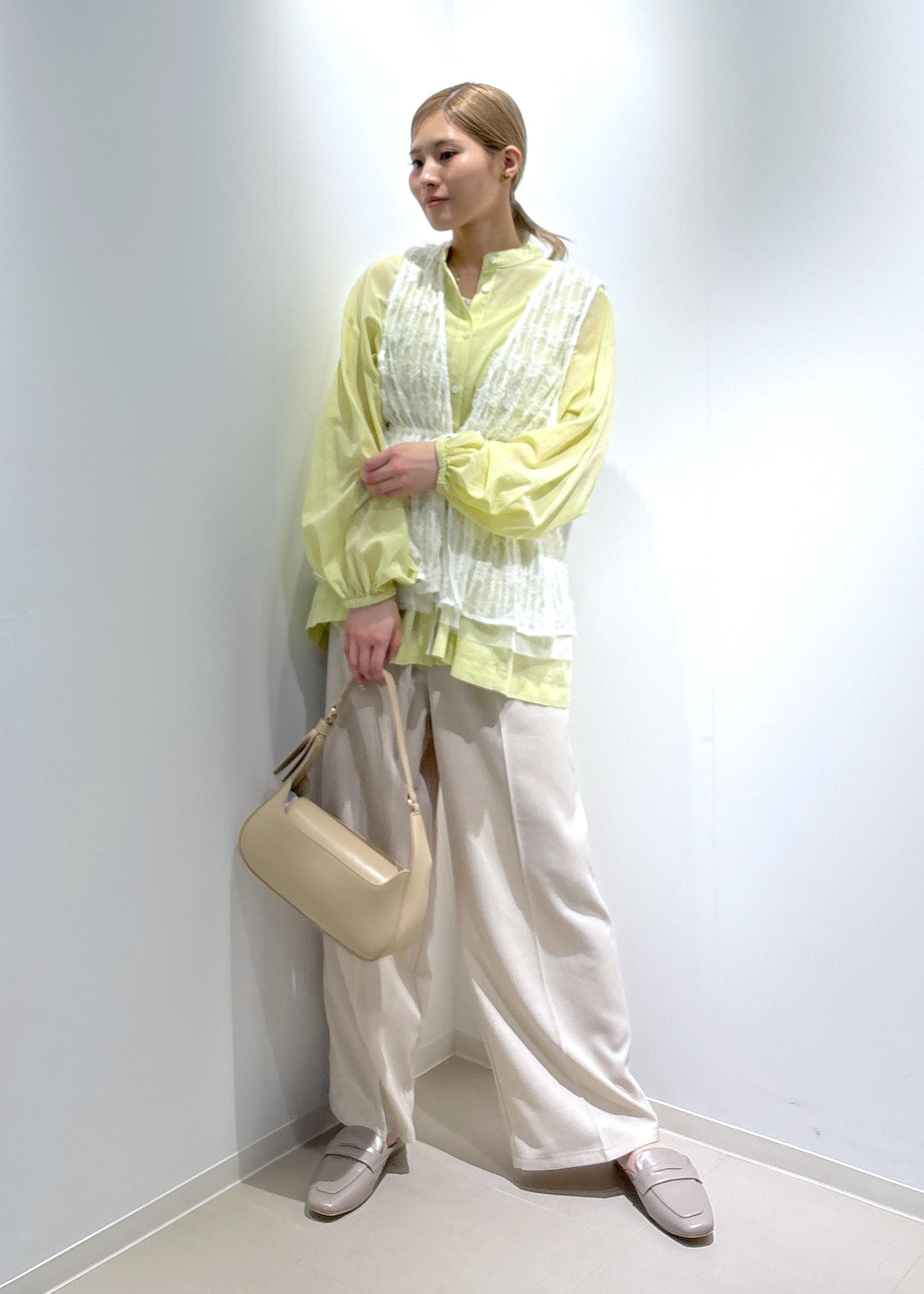 ROPE' PICNICの【抗菌防臭・接触冷感・UVカット】カナパハイウエストパンツ/セットアップ対応を使ったコーディネートを紹介します。｜Rakuten Fashion(楽天ファッション／旧楽天ブランドアベニュー)5603504