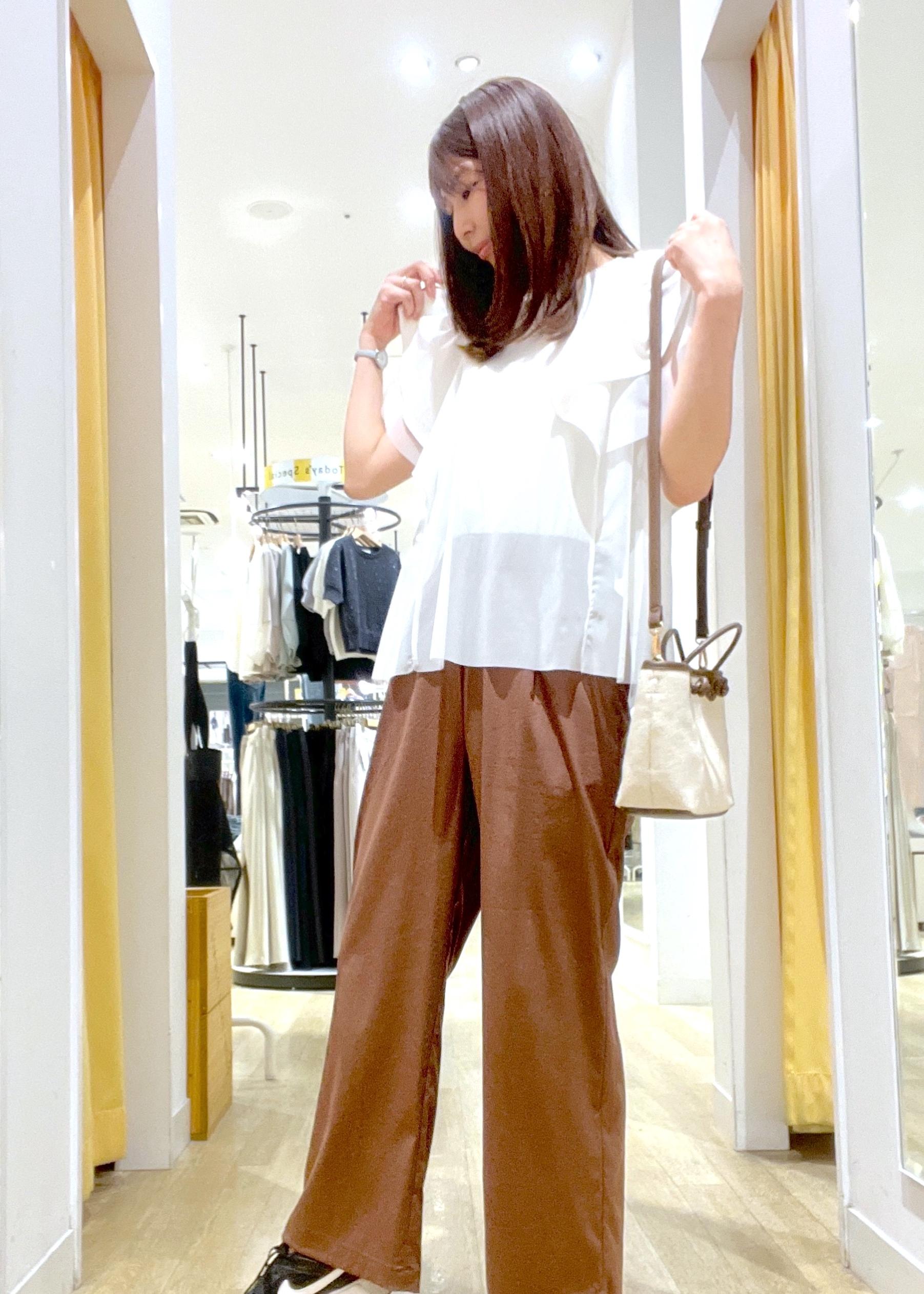 ROPE' PICNICの【UVカット・接触冷感】Cutee チュールフリルトップスを使ったコーディネートを紹介します。｜Rakuten Fashion(楽天ファッション／旧楽天ブランドアベニュー)5603930