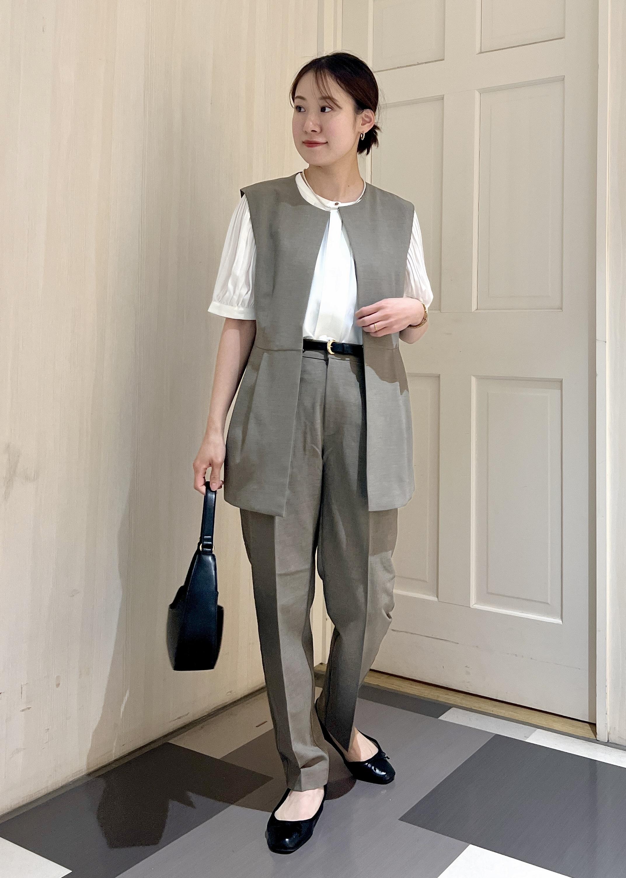 ROPE' PICNICの袖プリーツハーフスリーブブラウスを使ったコーディネートを紹介します。｜Rakuten Fashion(楽天ファッション／旧楽天ブランドアベニュー)5627686