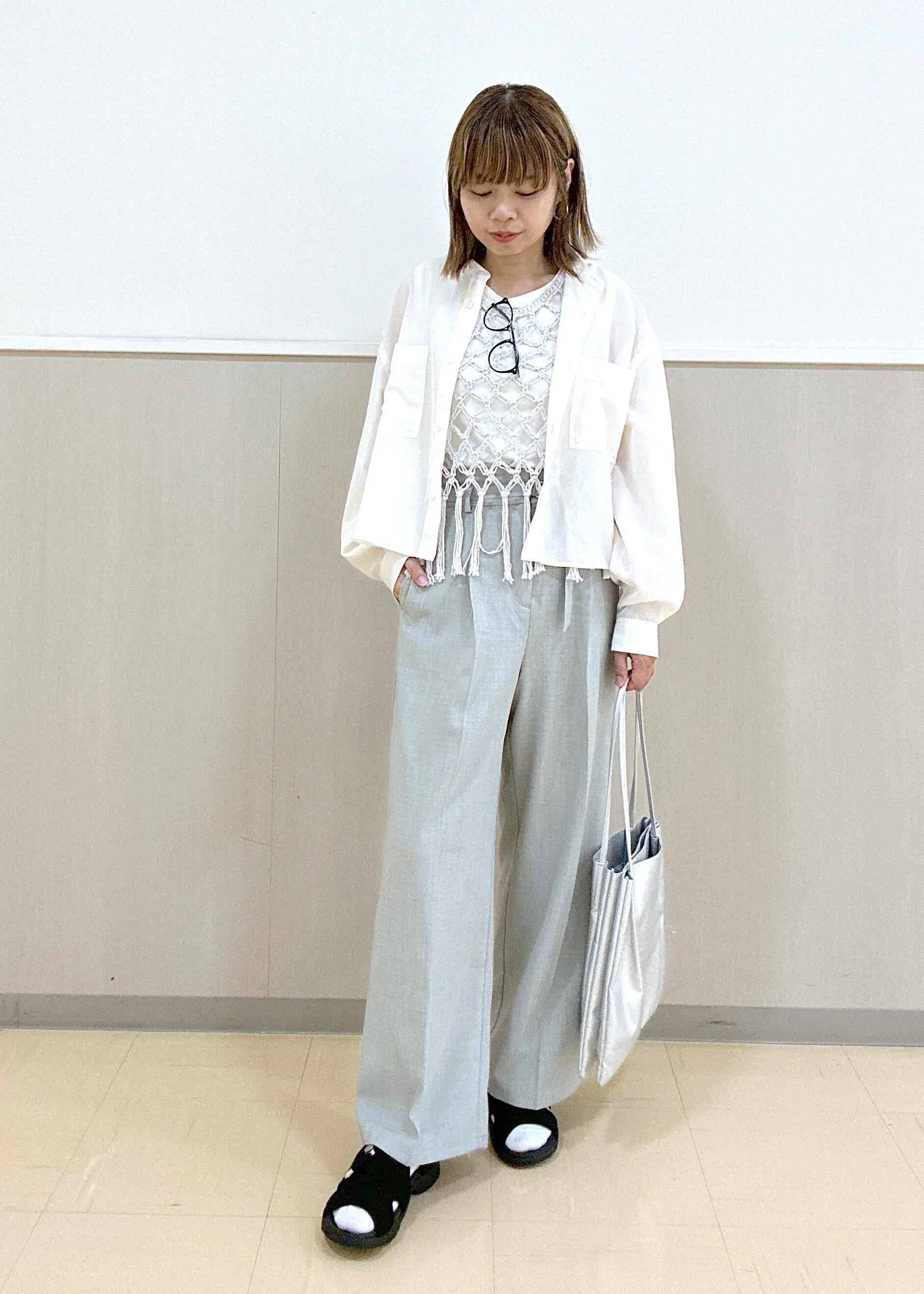 ROPE' PICNICの【抗菌防臭・接触冷感・UVカット】カナパハイウエストパンツ/セットアップ対応を使ったコーディネートを紹介します。｜Rakuten Fashion(楽天ファッション／旧楽天ブランドアベニュー)5628034