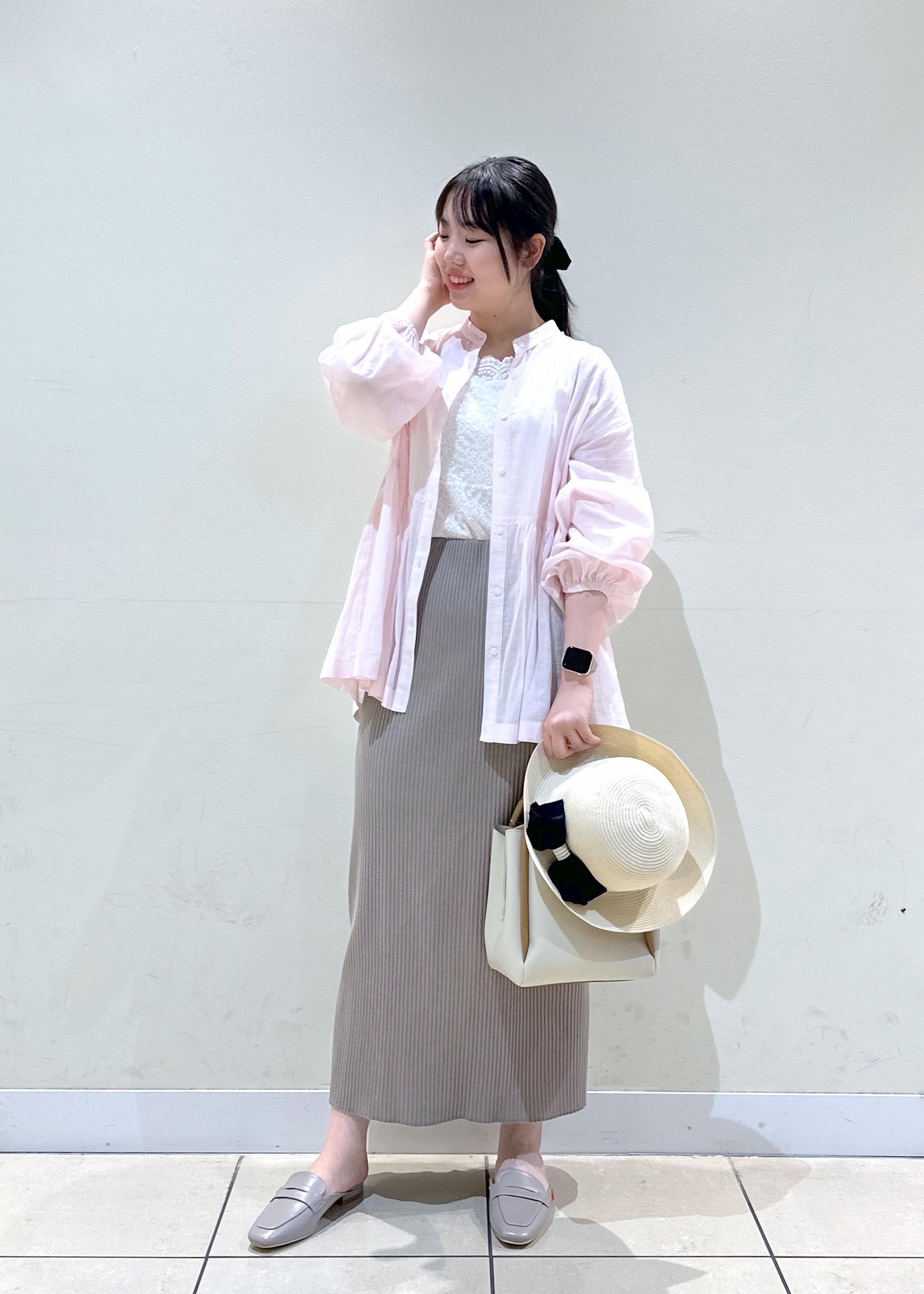 ROPE' PICNICの【接触冷感・通気性】お着軽シャツシリーズ/綿ボイルペプラムシャツを使ったコーディネートを紹介します。｜Rakuten Fashion(楽天ファッション／旧楽天ブランドアベニュー)5649050