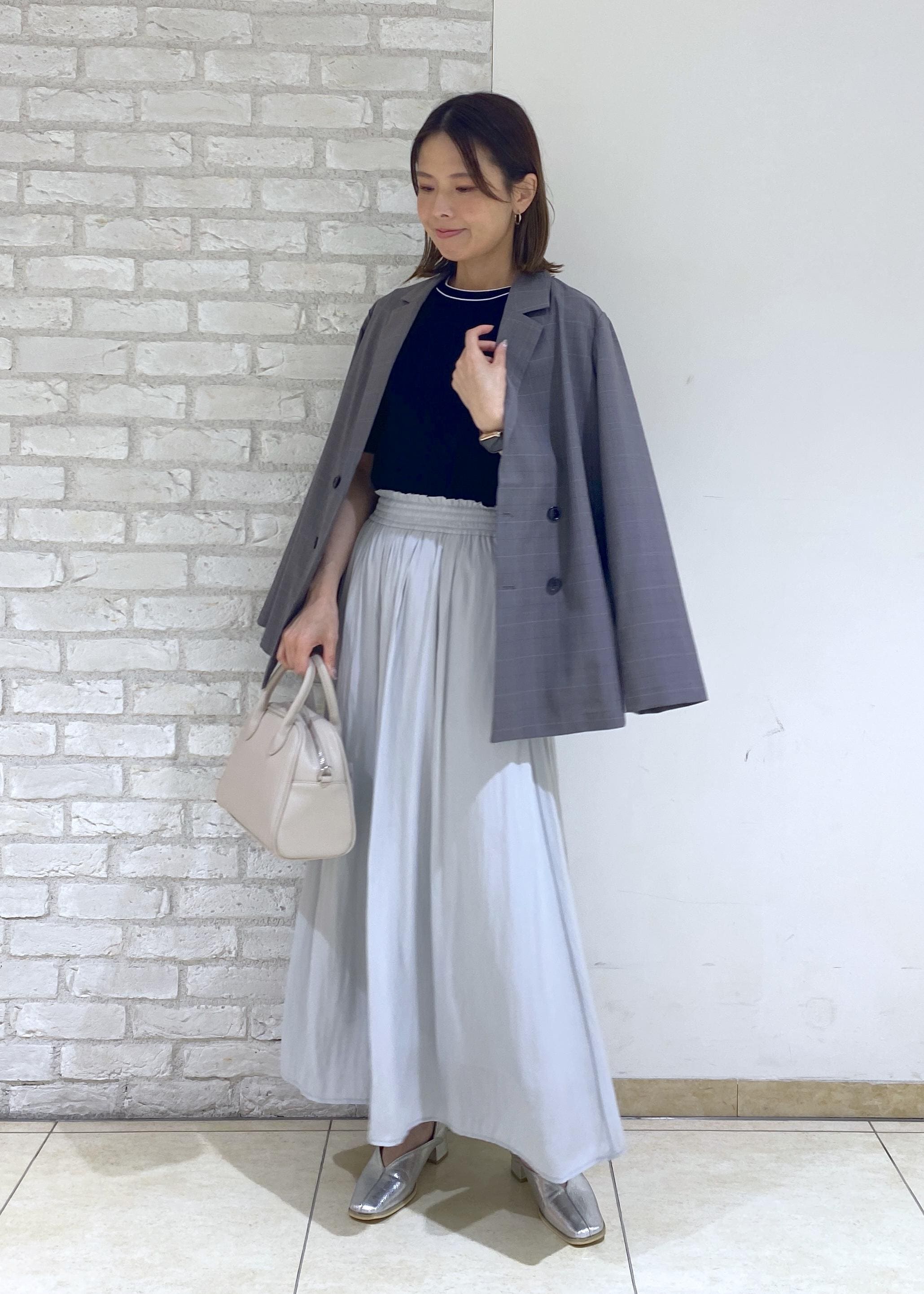 ROPE' PICNICの【接触冷感・UVカット・速乾】【リネンライク・シリーズ】シアーテーラードジャケット/セットアップ対応を使ったコーディネートを紹介します。｜Rakuten Fashion(楽天ファッション／旧楽天ブランドアベニュー)5649073