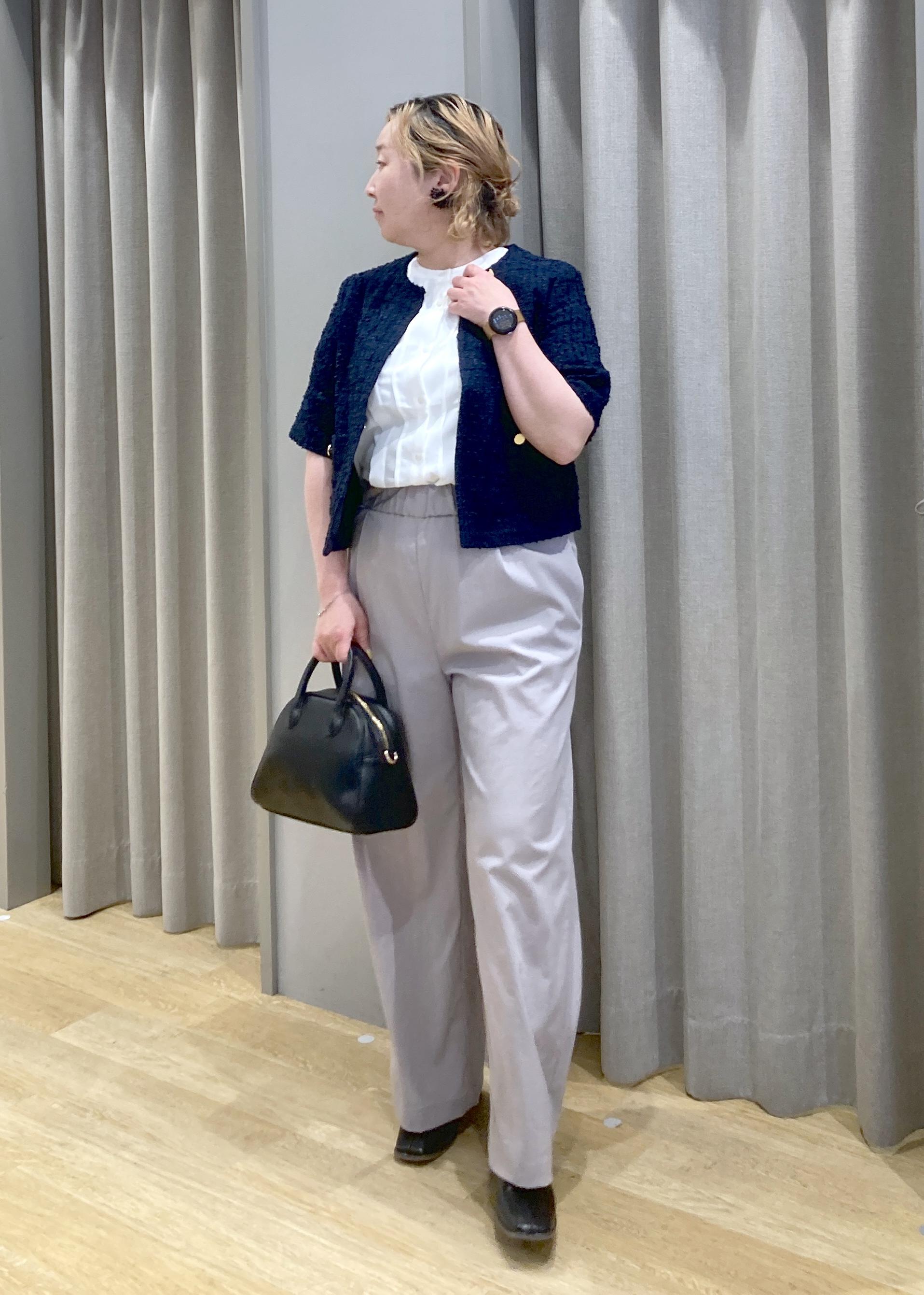 ROPE' PICNICの【サマー・ツイード】ハーフスリーブジャケットを使ったコーディネートを紹介します。｜Rakuten Fashion(楽天ファッション／旧楽天ブランドアベニュー)5649161