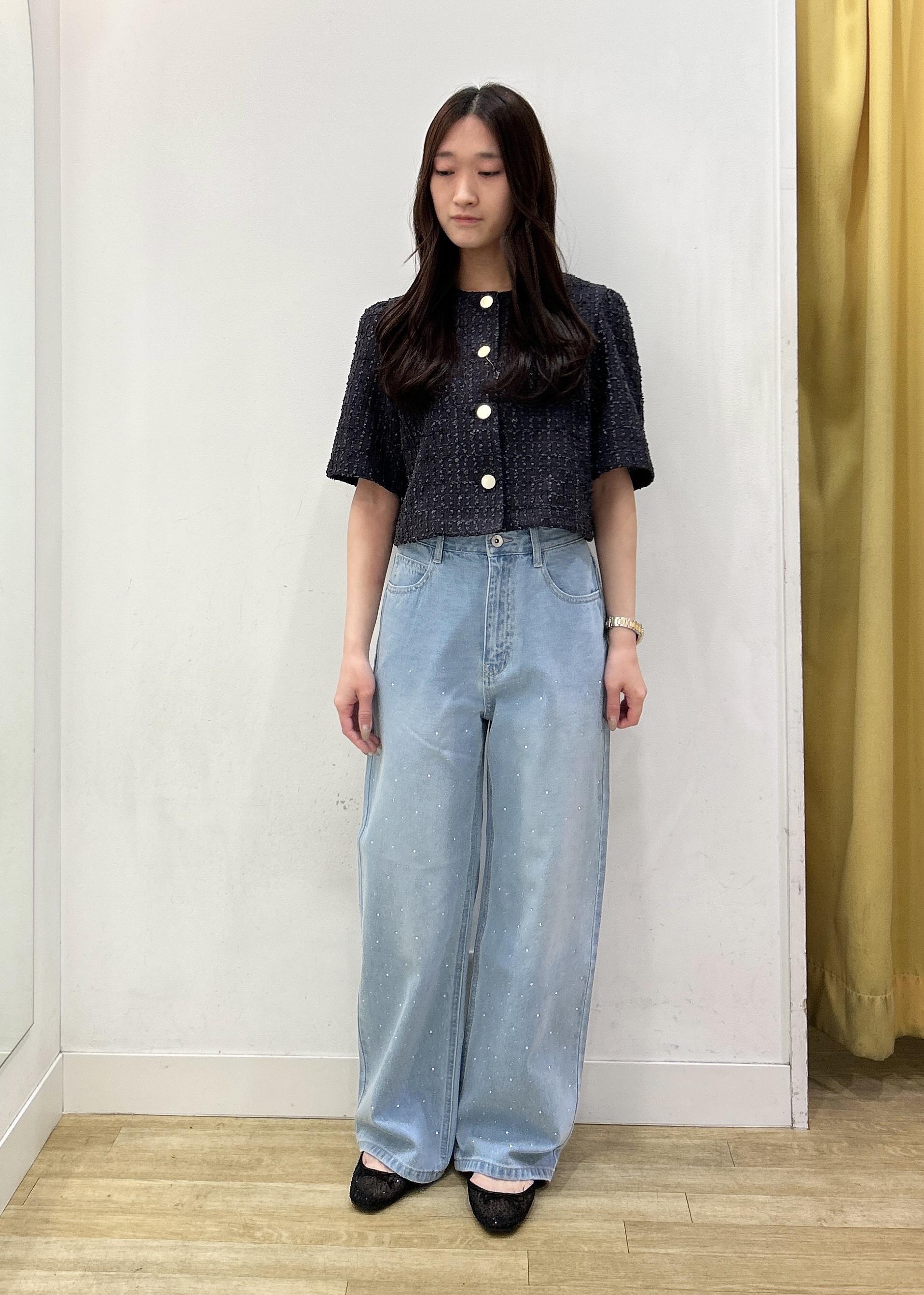 ROPE' PICNICの【サマー・ツイード】金ボタンカーディジャケットを使ったコーディネートを紹介します。｜Rakuten Fashion(楽天ファッション／旧楽天ブランドアベニュー)5649163