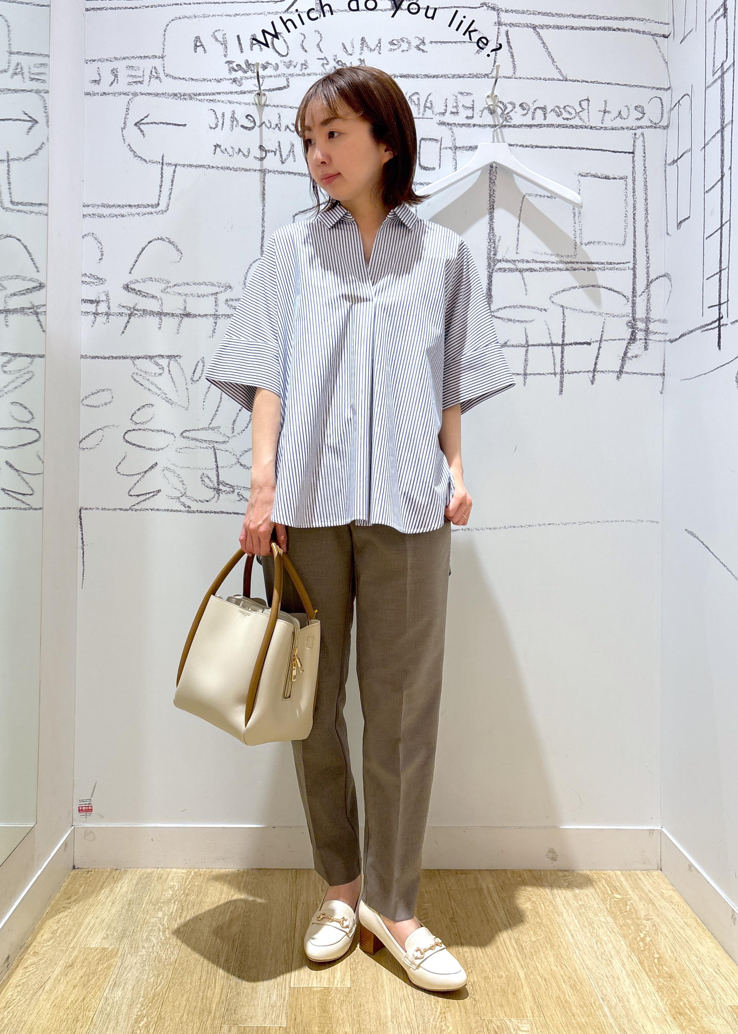 ROPE' PICNICの【UV対応】【リネンライク・シリーズ】テーパードパンツ/通勤・セットアップ対応を使ったコーディネートを紹介します。｜Rakuten Fashion(楽天ファッション／旧楽天ブランドアベニュー)5648440