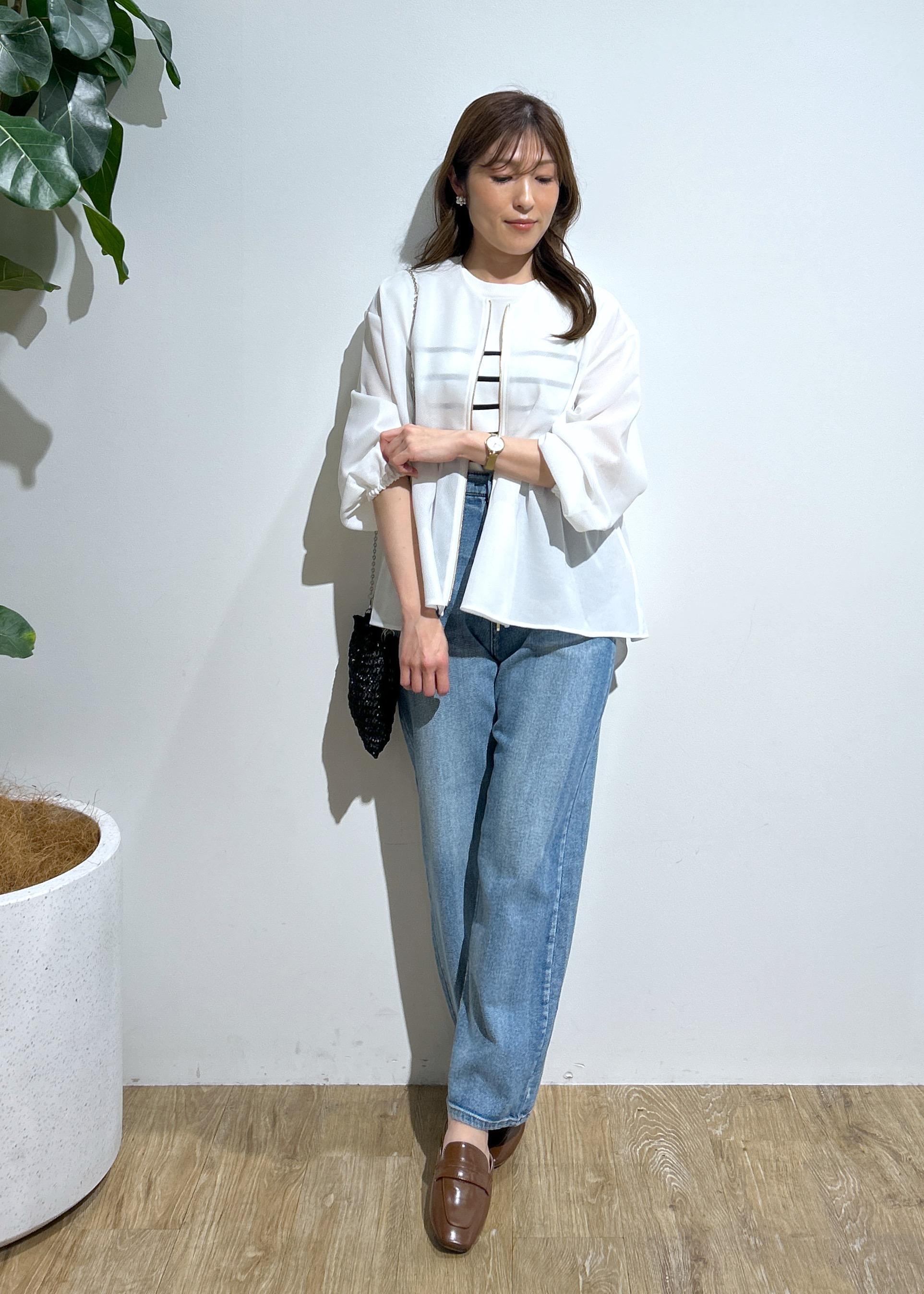 ROPE' PICNICのメッシュペプラムブルゾンを使ったコーディネートを紹介します。｜Rakuten Fashion(楽天ファッション／旧楽天ブランドアベニュー)5665487