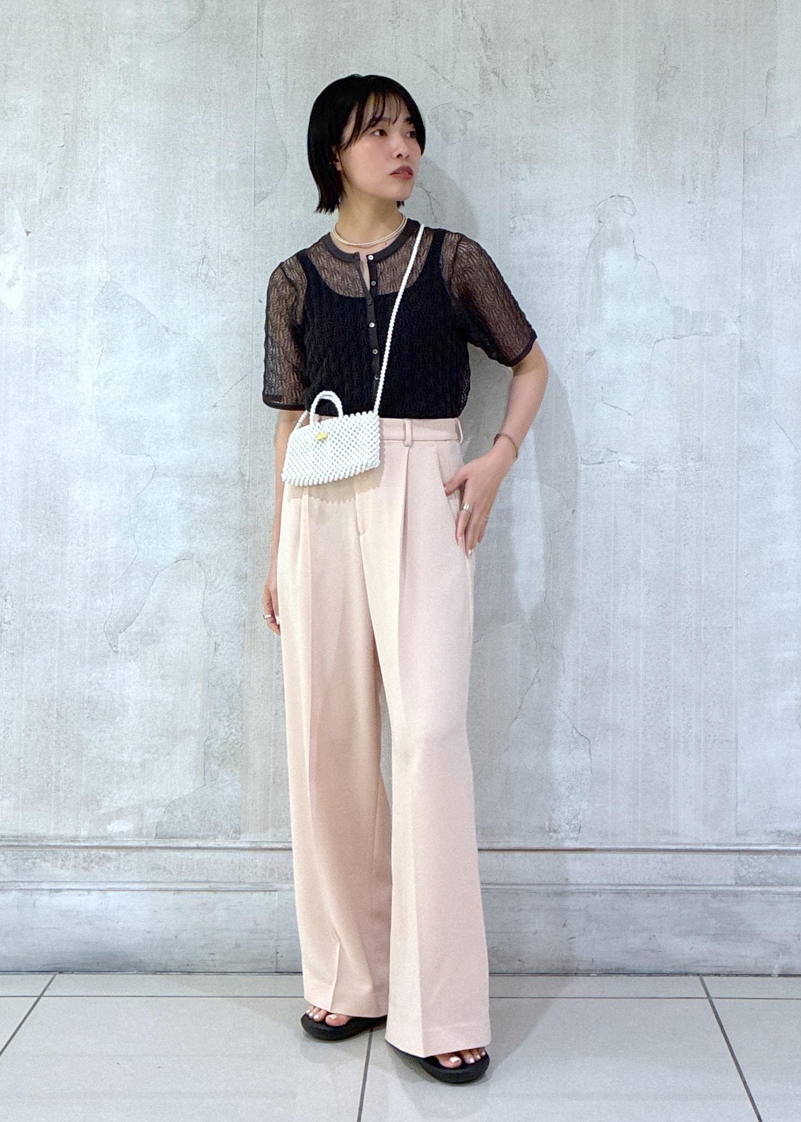 ROPE'のシアーレースハーフスリーブ2WAYカーディガンを使ったコーディネートを紹介します。｜Rakuten Fashion(楽天ファッション／旧楽天ブランドアベニュー)5668615