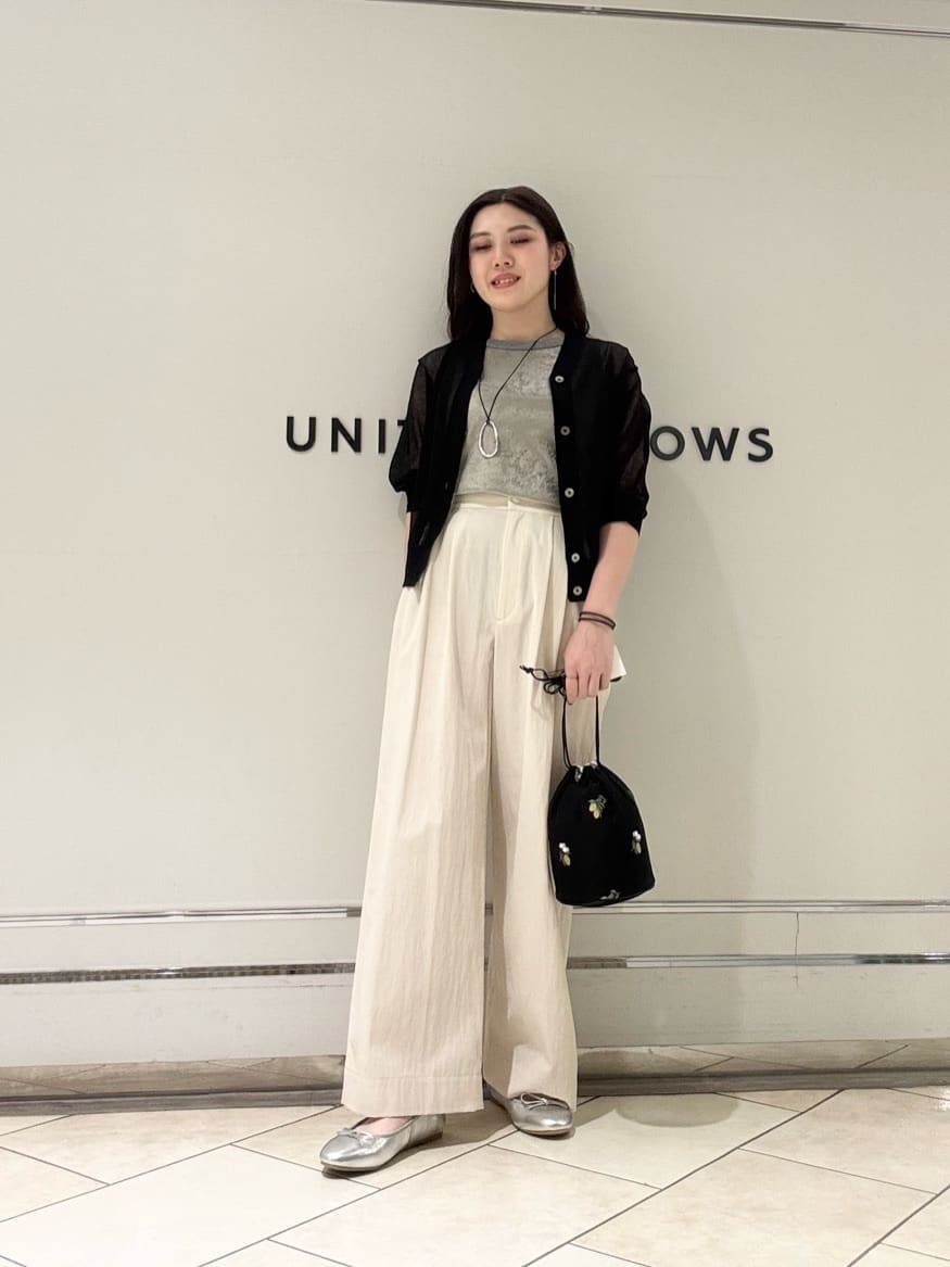 UNITED ARROWS LTD. OUTLET | シアー Vネック カーディガン 5SL