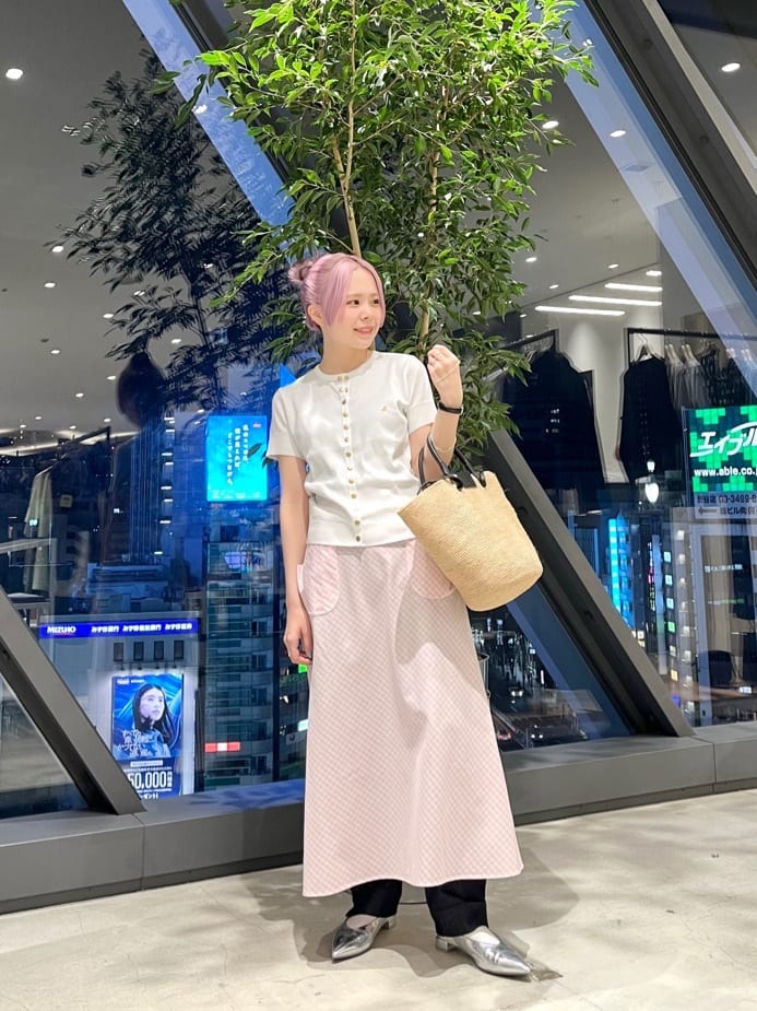agnes b. | ラフィア 2wayトートバッグ YAX08-01 | Rakuten Fashion