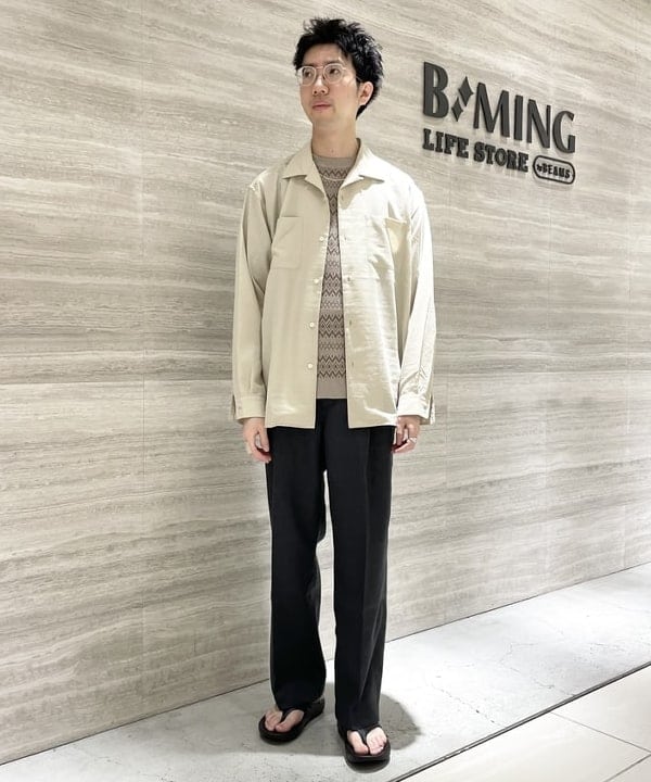 BEAMS OUTLET | 12ゲージ ジャカード ハーフスリーブ ニット | Rakuten