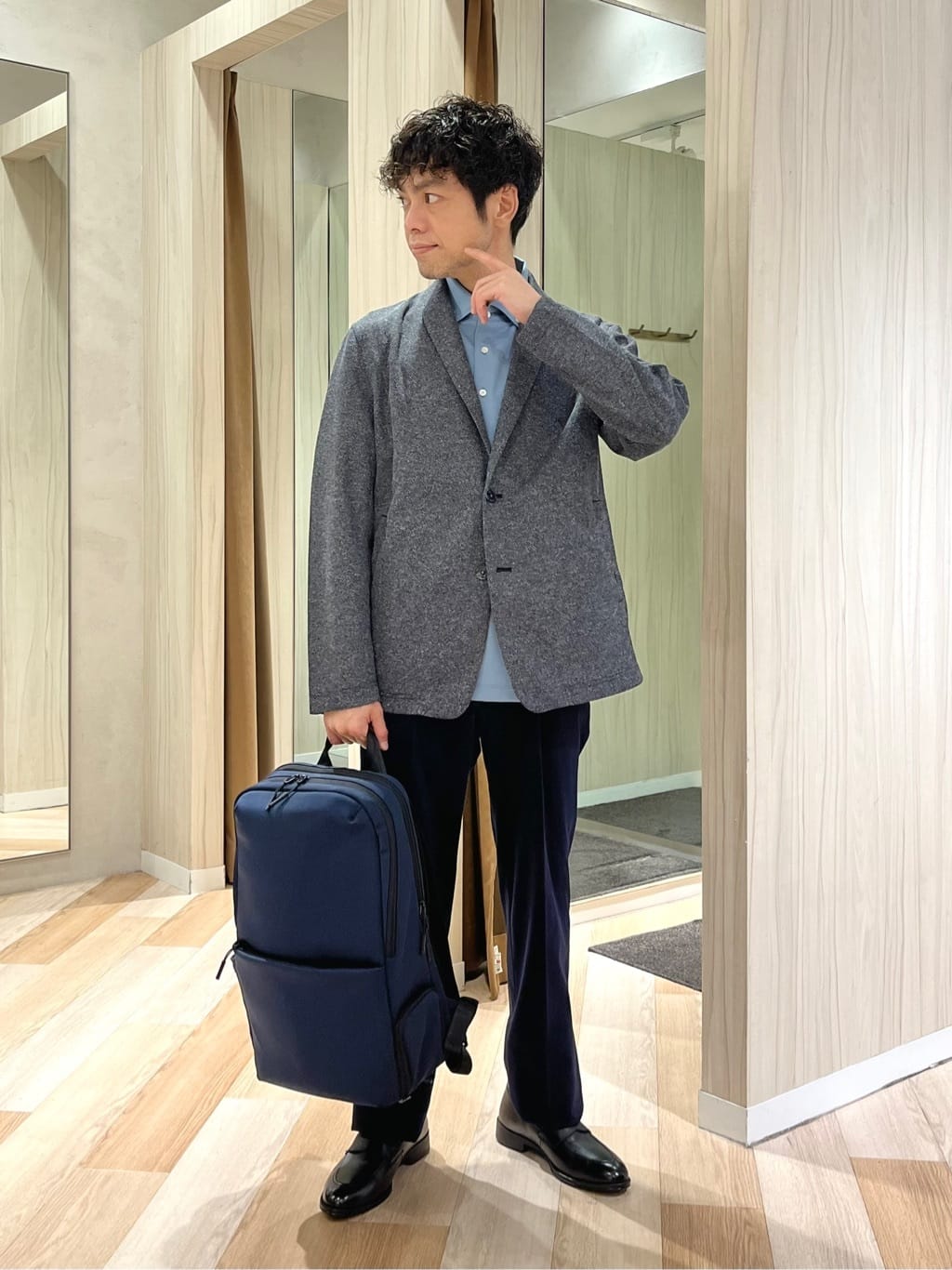 TAKEO KIKUCHIの【接触冷感/ONOFF】ビズ ポロシャツを使ったコーディネートを紹介します。｜Rakuten Fashion(楽天ファッション／旧楽天ブランドアベニュー)5589050