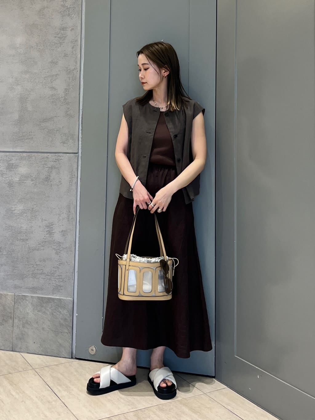UNITED ARROWS LTD. OUTLET | コットン シアー ノースリーブベスト