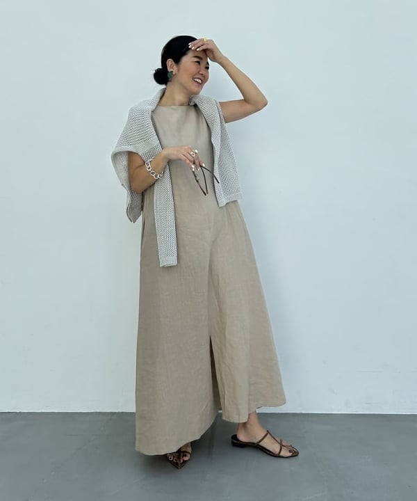 Demi-Luxe BEAMSの【7/3新規値下げ】リネン 2WAY ワンピース .M