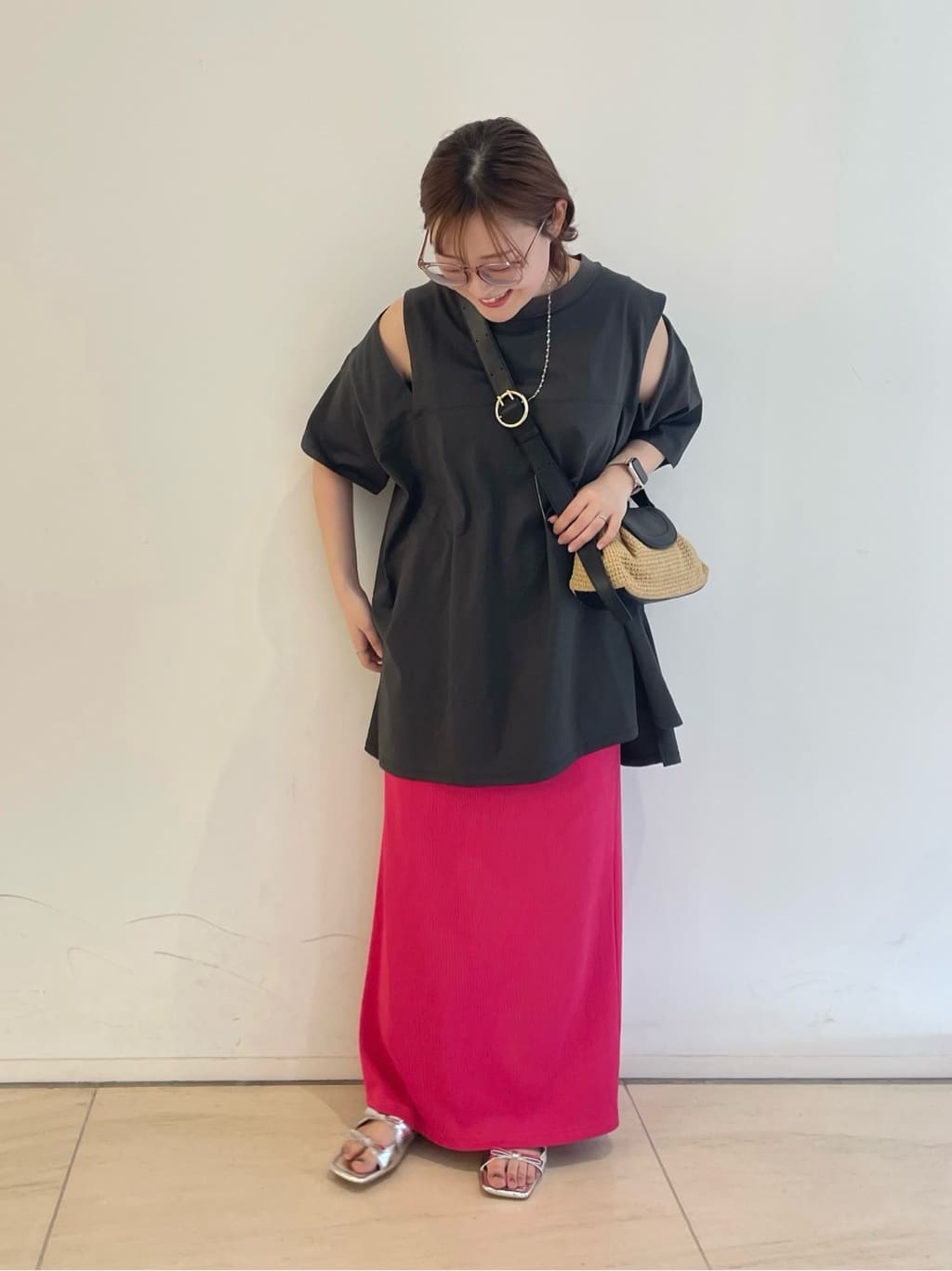 Vinのリブナロースカートを使ったコーディネートを紹介します。｜Rakuten Fashion(楽天ファッション／旧楽天ブランドアベニュー)5600444