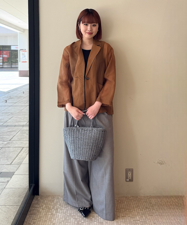 BEAMS HEARTのフリンジ カゴバッグを使ったコーディネートを紹介します。｜Rakuten Fashion(楽天ファッション／旧楽天ブランドアベニュー)5602670