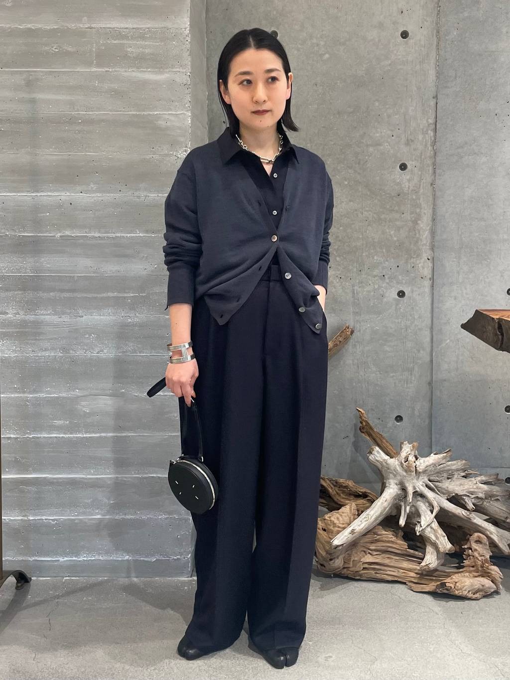 極美品✨️【Chaos】アイアスロータシャツ ネイビー 金子綾さん紹介