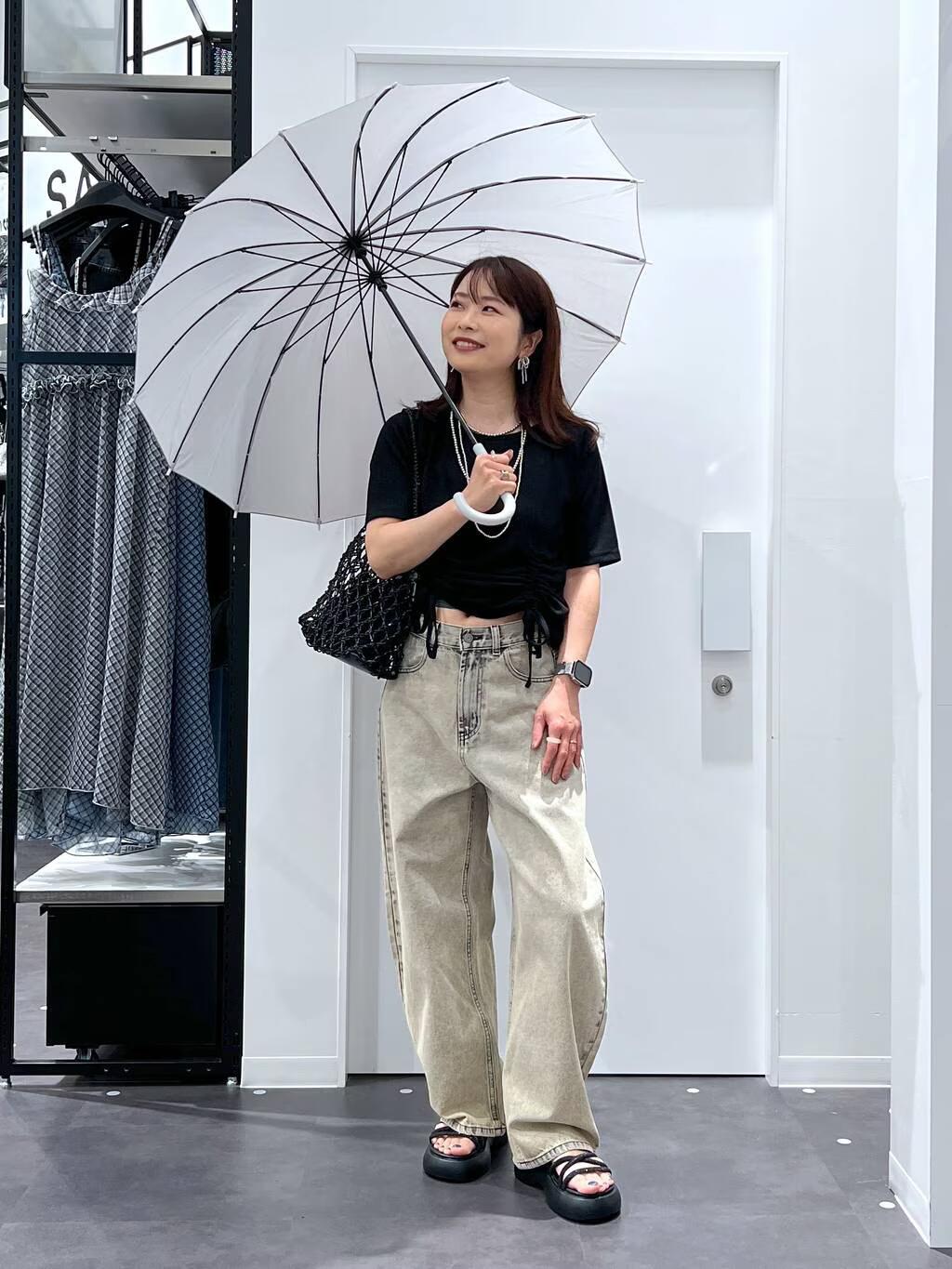 LAKOLEのドロストシアーテレコ半袖Tを使ったコーディネートを紹介します。｜Rakuten Fashion(楽天ファッション／旧楽天ブランドアベニュー)5604422