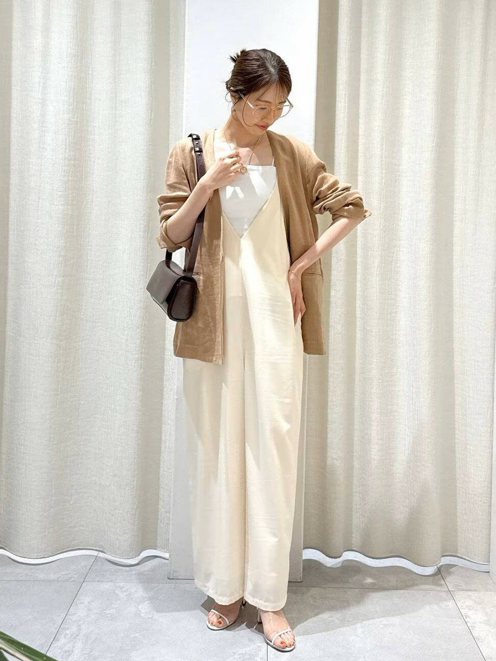 BABYLONE バイカラーキャミオールインワン BABYLONE（バビロン