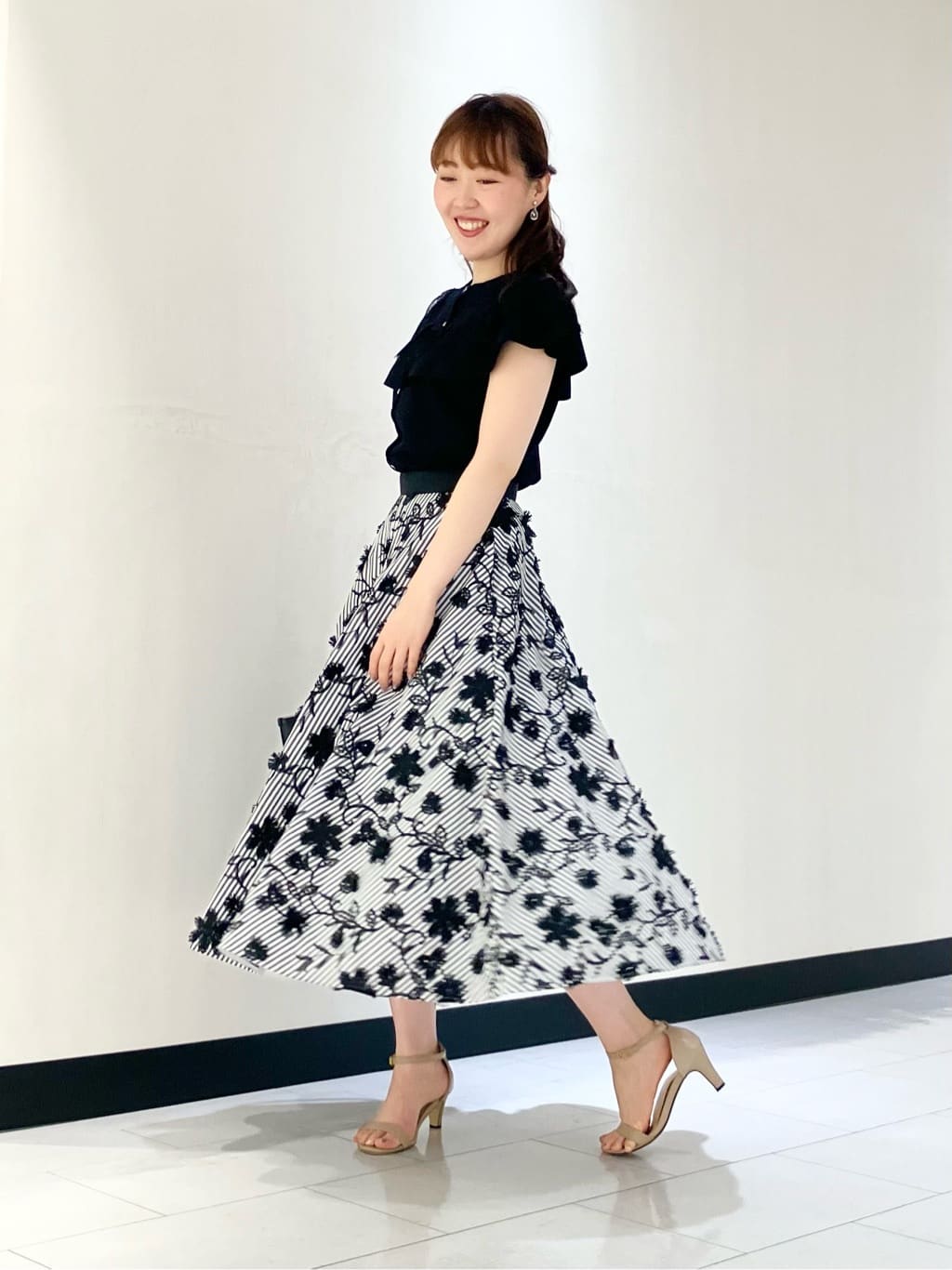 アナイ 38 ケープスリーブプルオーバー