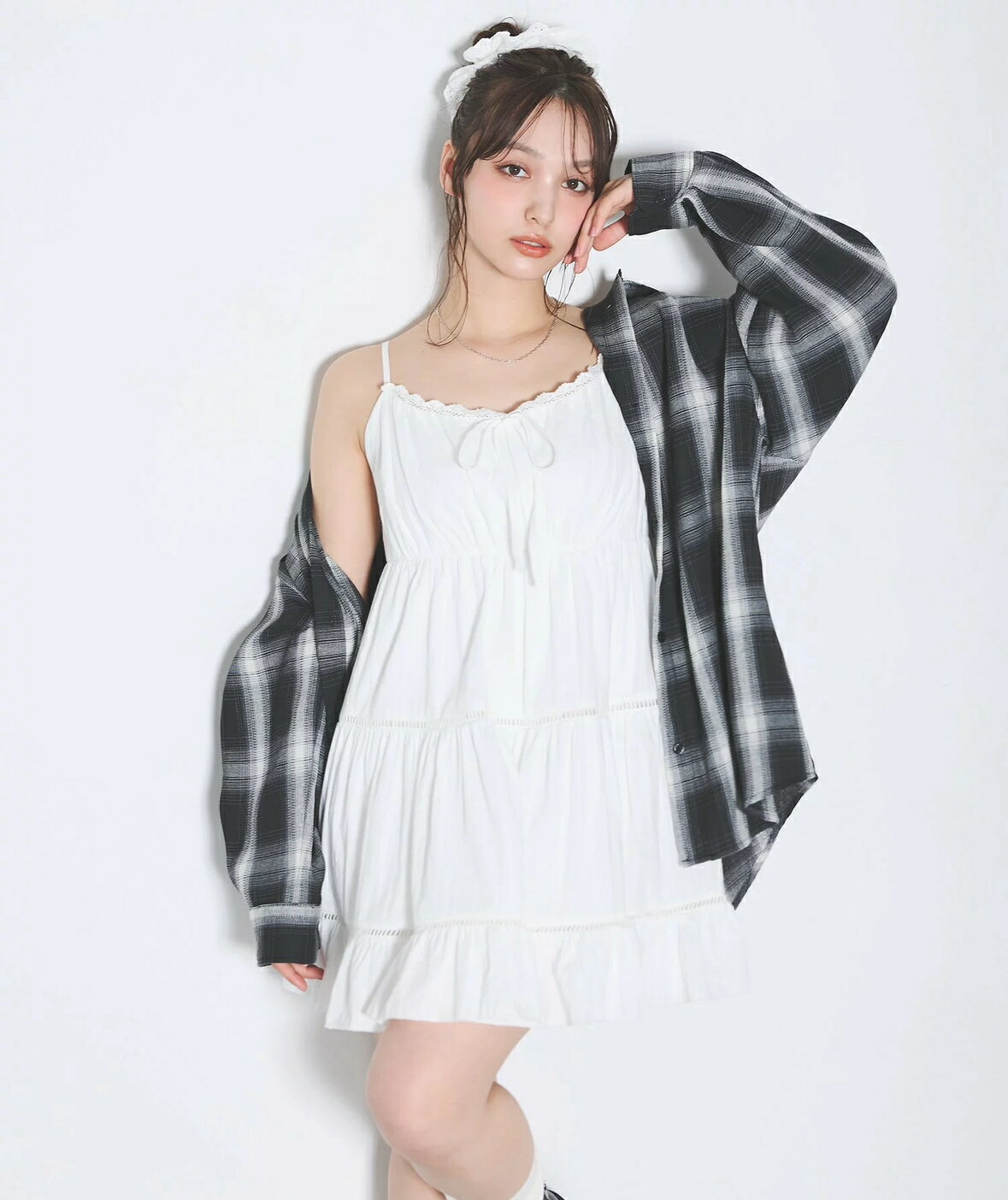 INGNI | 【WEB限定】レースティアードミニキャミワンピース | Rakuten
