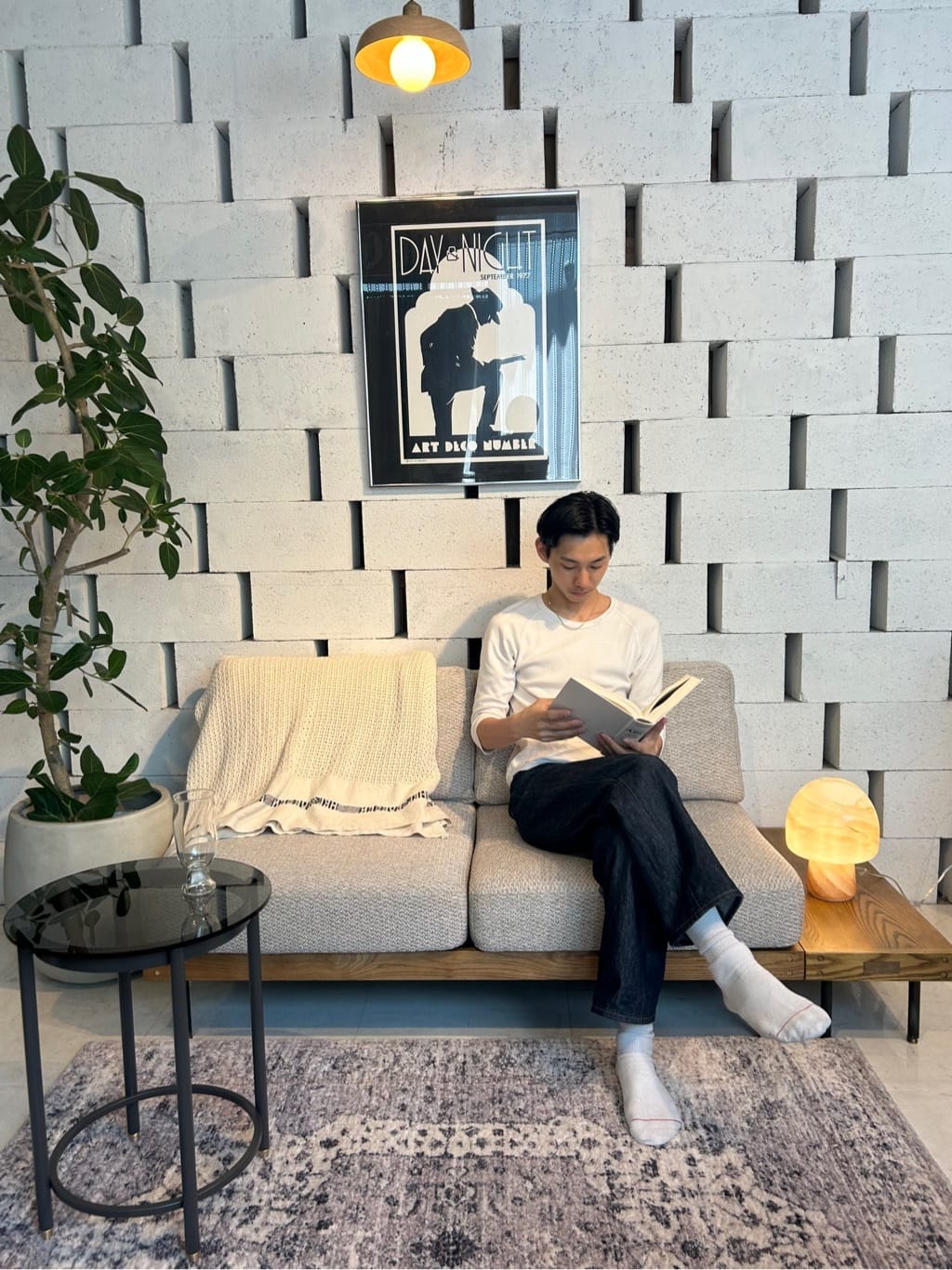 journal standard FurnitureのCRESTWOOD RUG 120X160 クレストウッド ラグを使ったコーディネートを紹介します。｜Rakuten Fashion(楽天ファッション／旧楽天ブランドアベニュー)5612746