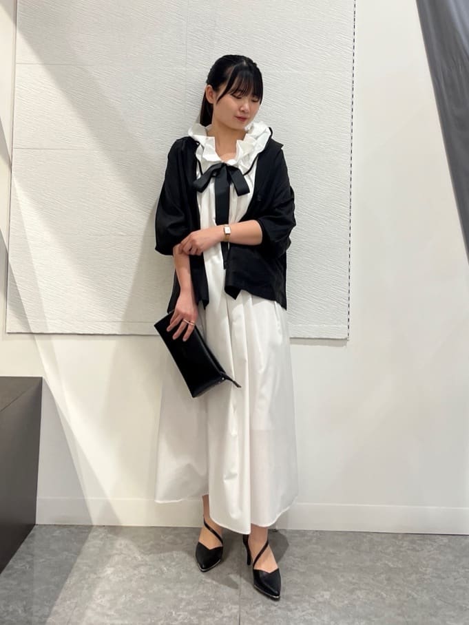 Vinの七分袖シアーシャツジャケットを使ったコーディネートを紹介します。｜Rakuten Fashion(楽天ファッション／旧楽天ブランドアベニュー)5612798