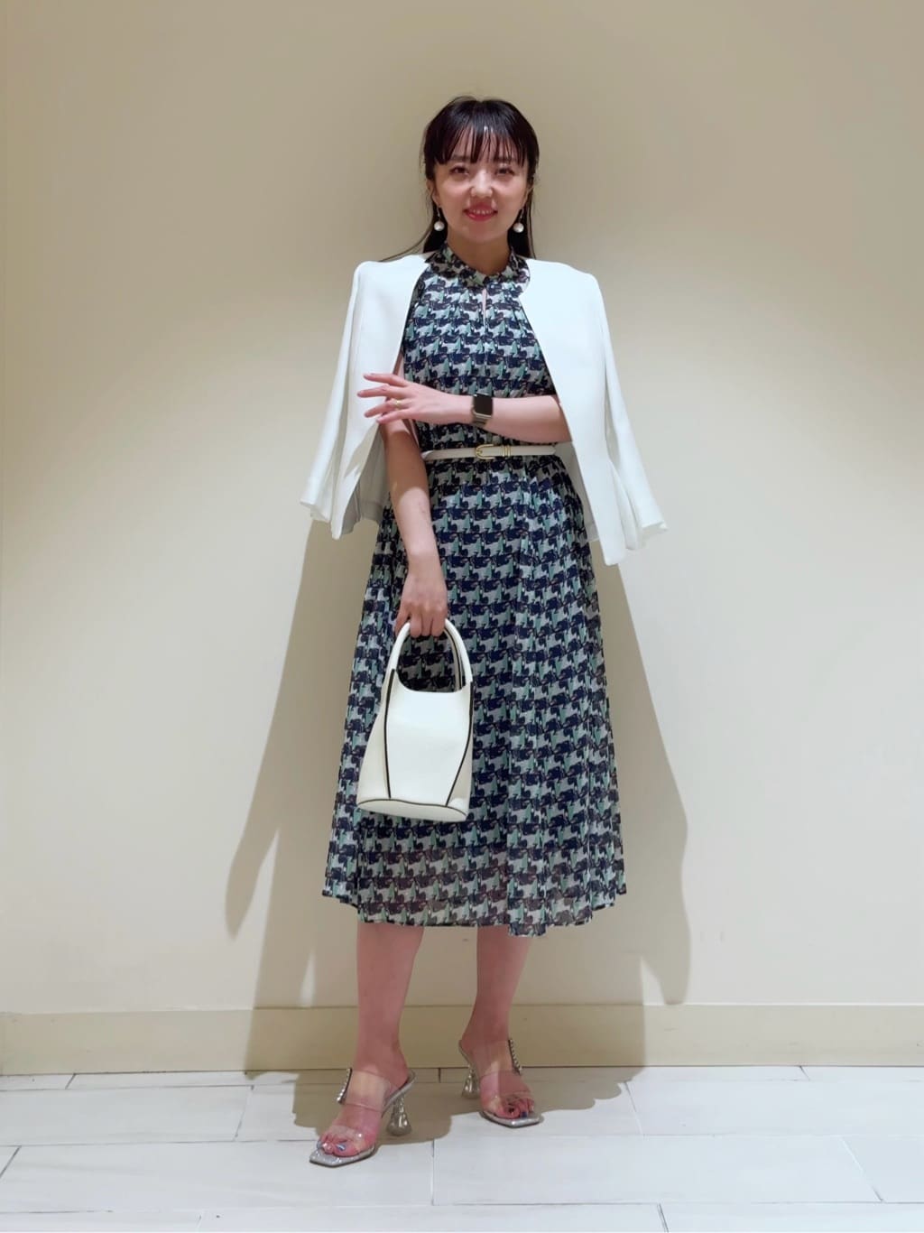 ANAYI | 【セットアップ対応商品】バスケットツイードペプラム