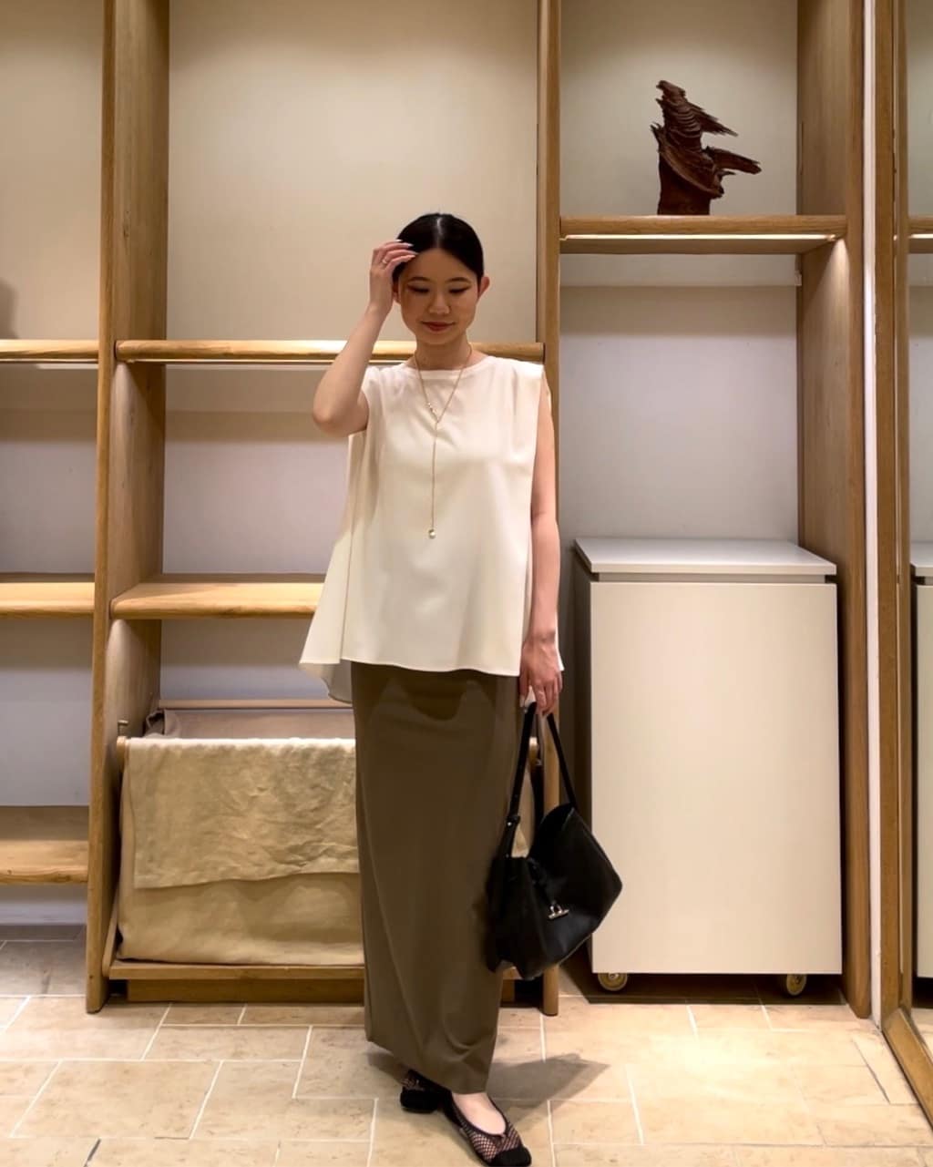GALLARDAGALANTEの【3サイズ展開】ストレッチマキシタイトスカート2を 