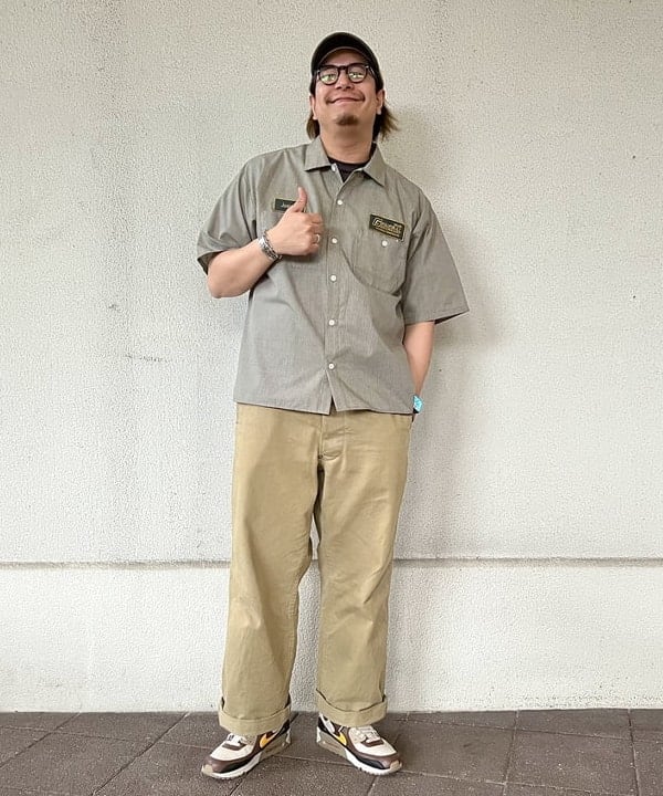 BEAMS HEARTのGMS ミニチェック ワークシャツを使ったコーディネートを紹介します。｜Rakuten Fashion(楽天ファッション／旧楽天ブランドアベニュー)5619840
