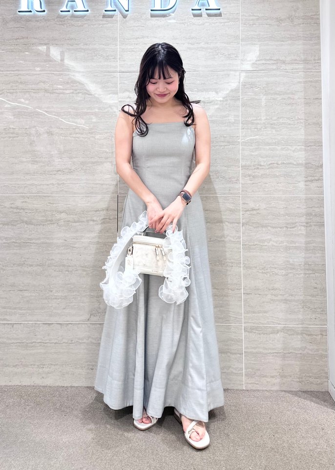 RANDA | カップインバックリボンキャミワンピース | Rakuten Fashion