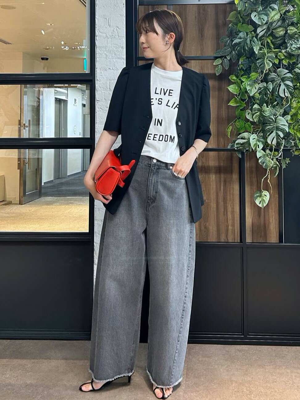 BABYLONE | バレルレッグデニムパンツ | Rakuten Fashion(楽天