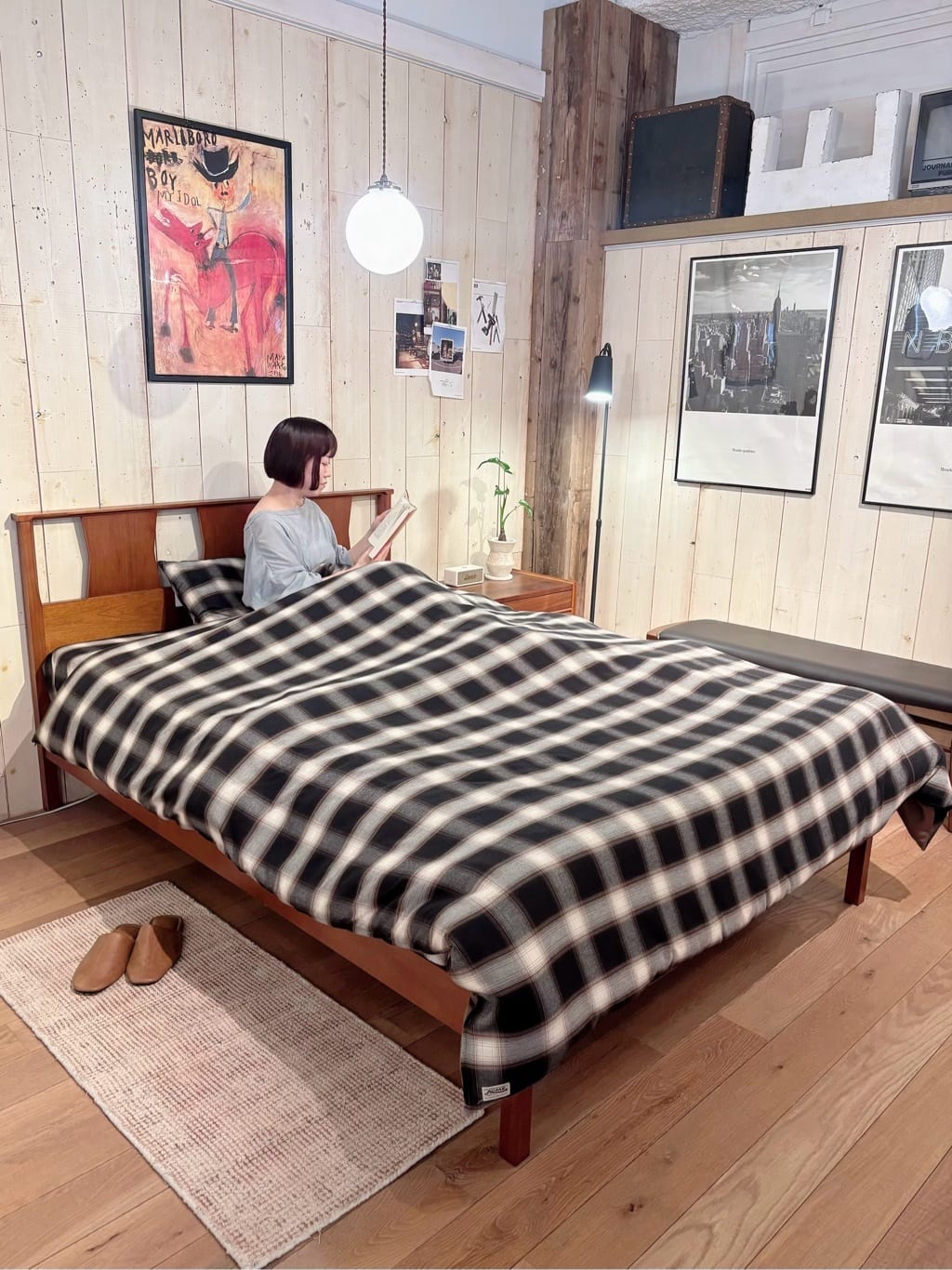 journal standard FurnitureのOMBRE CHECK DUVET COVER D 掛け布団カバー ダブルを使ったコーディネートを紹介します。｜Rakuten Fashion(楽天ファッション／旧楽天ブランドアベニュー)5625395