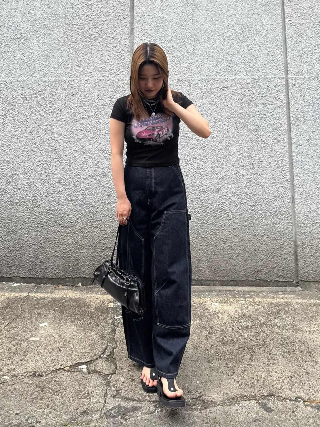 moussyのLOW CLOTCH ペインターパンツを使ったコーディネート