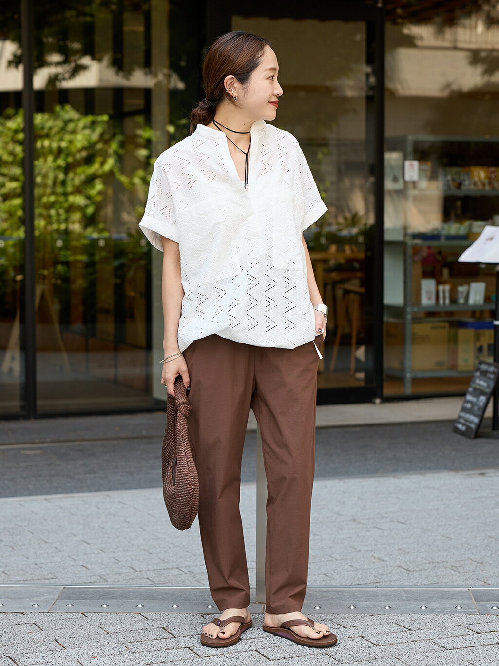 JOURNAL STANDARDの別注【RAINBOW SANDALS】 MEDIUM STRAP SINGLEを使ったコーディネートを紹介します。｜Rakuten Fashion(楽天ファッション／旧楽天ブランドアベニュー)5626387