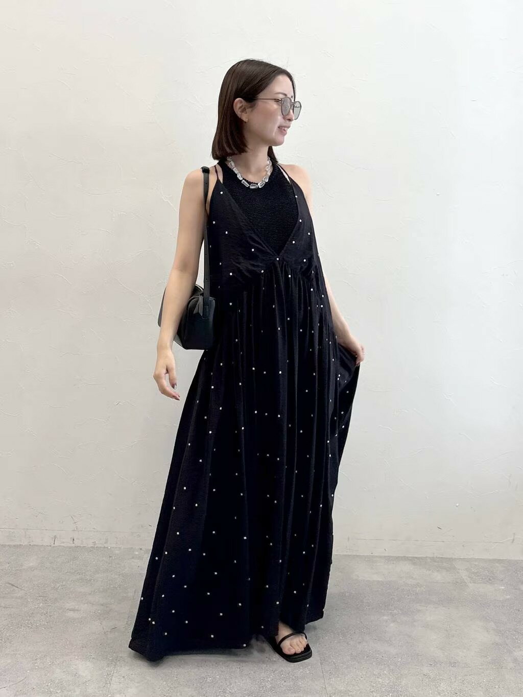 A part by | ドットシシュウキャミワンピース | Rakuten Fashion(楽天