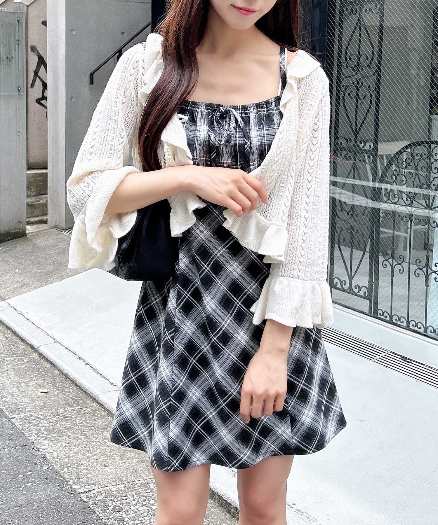INGNI | チェック柄ミニキャミワンピース | Rakuten Fashion(楽天