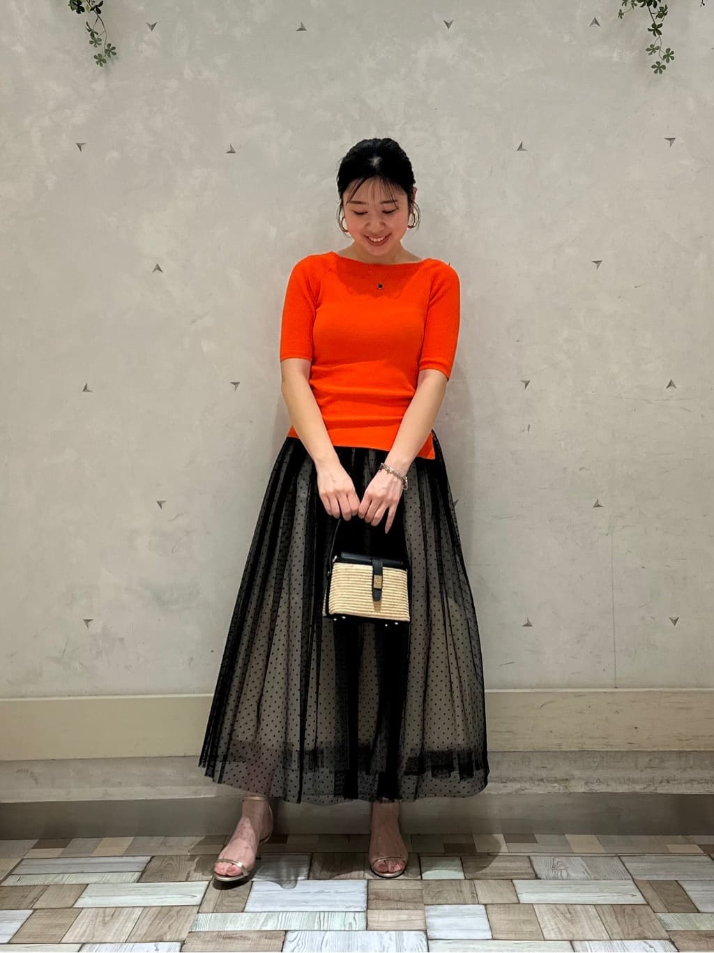 allurevilleの2WAY ネック5分袖プルオーバーを使ったコーディネートを紹介します。｜Rakuten Fashion(楽天ファッション／旧楽天ブランドアベニュー)5645879