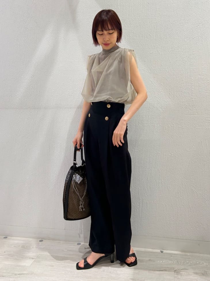 Vinのマリンワイドパンツを使ったコーディネートを紹介します。｜Rakuten Fashion(楽天ファッション／旧楽天ブランドアベニュー)5647360